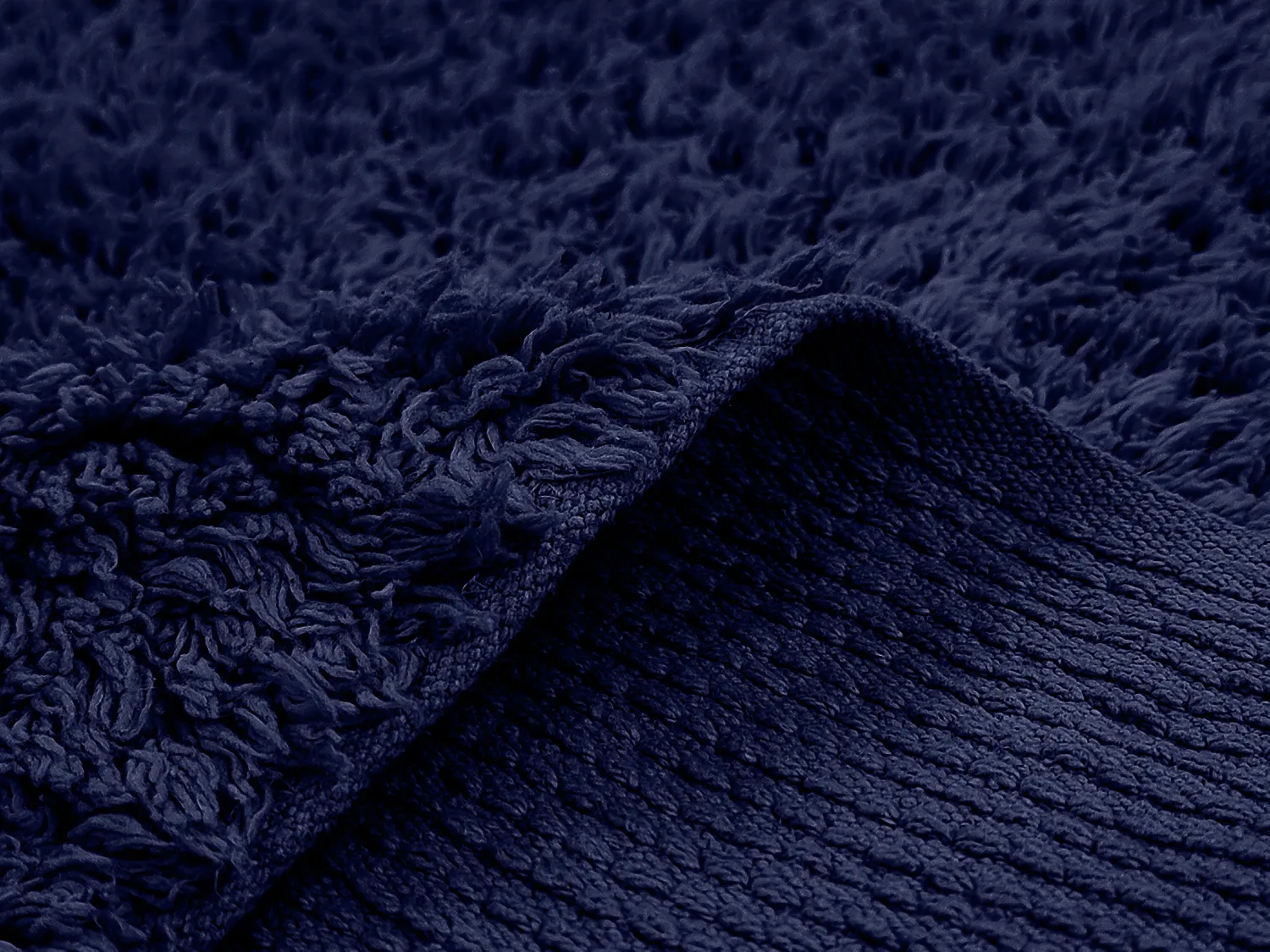 Ryetepper - Alba Natural Cotton Shaggy (mørke blå)