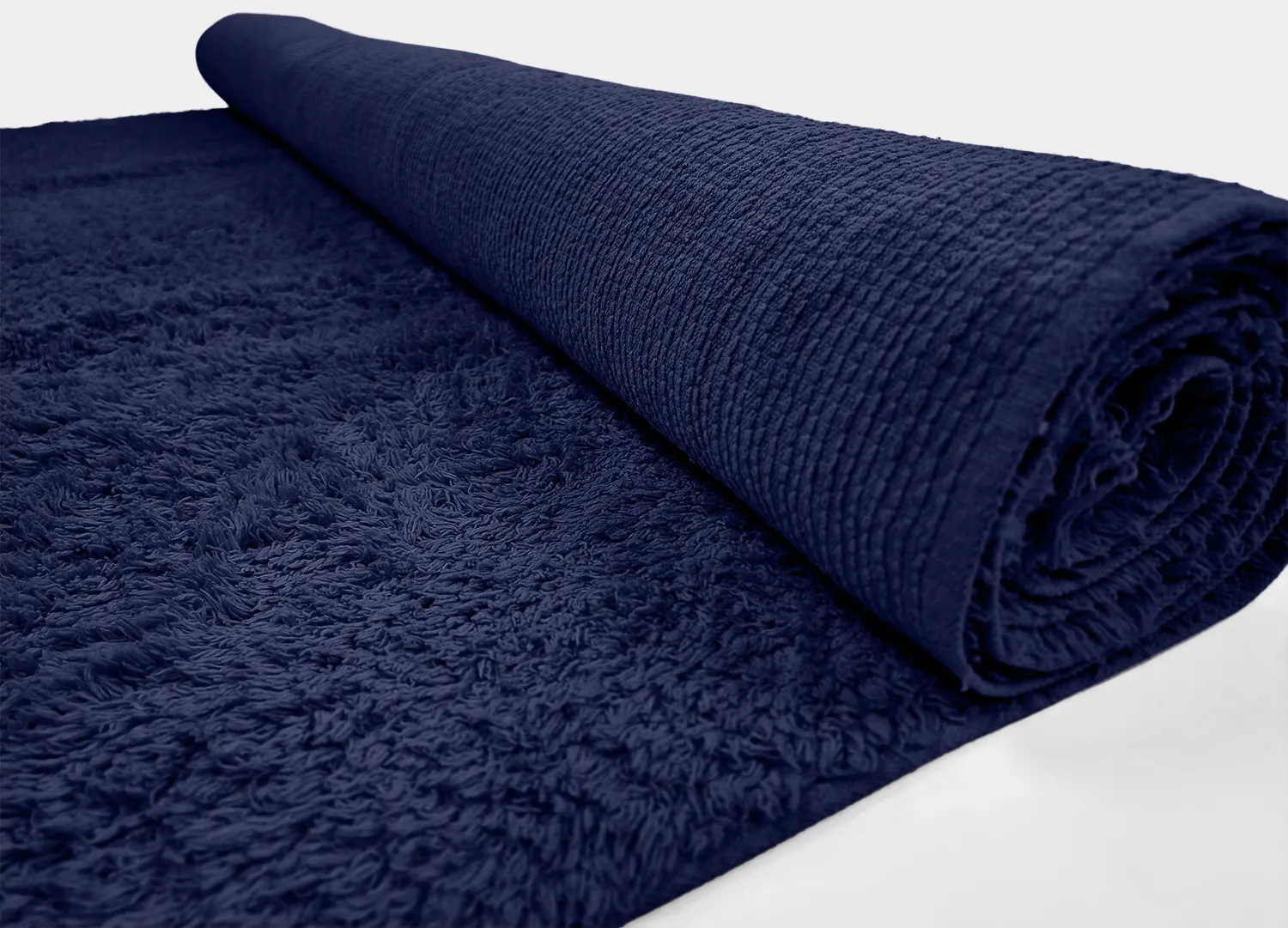 Ryetepper - Alba Natural Cotton Shaggy (mørke blå)
