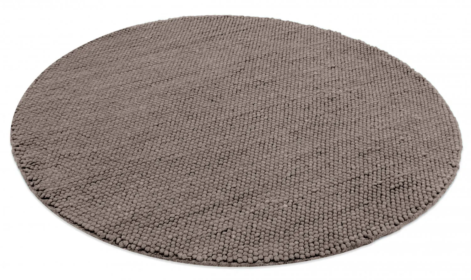 Runde tepper - Avafors Wool Bubble (brun)
