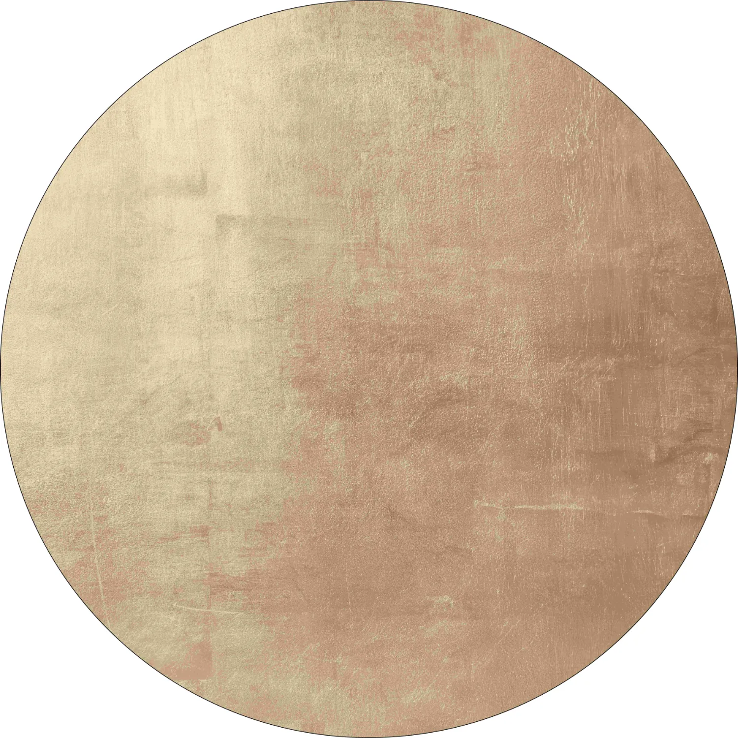 Rundt teppe - Artena (beige)