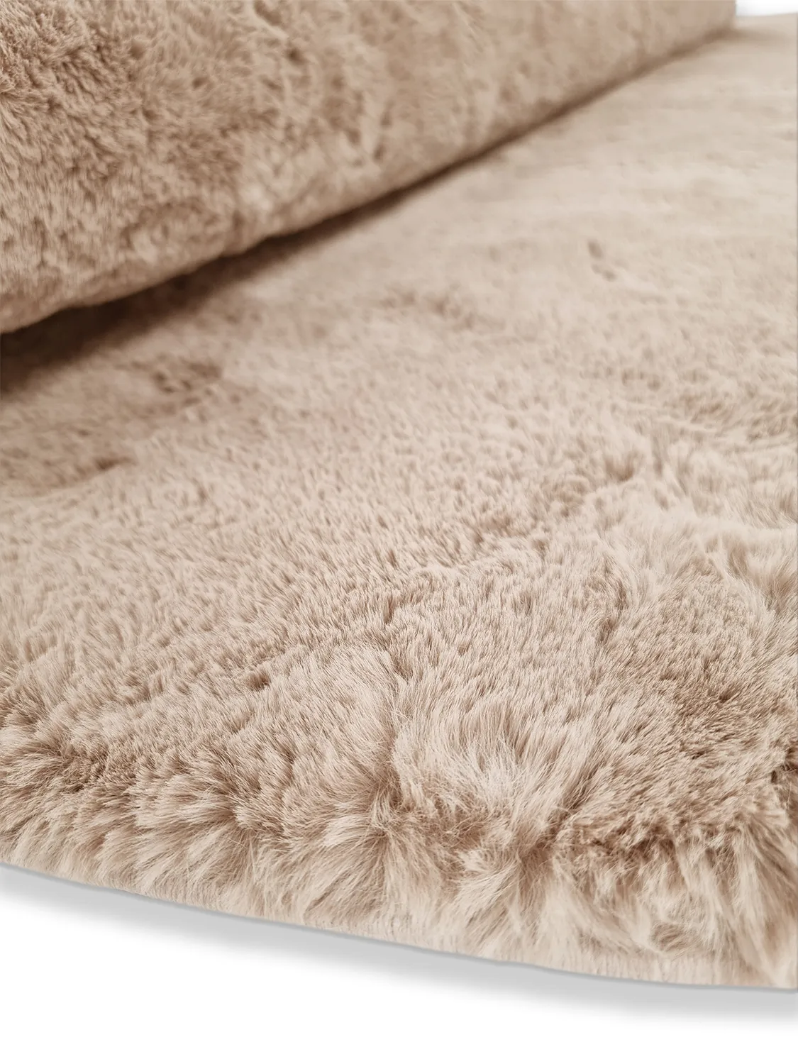 Runde tepper - Cloud Super Soft (taupe)