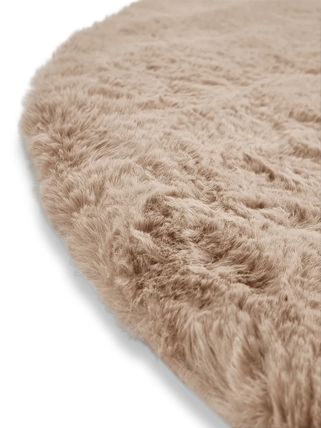 Runde tepper - Cloud Super Soft (taupe)
