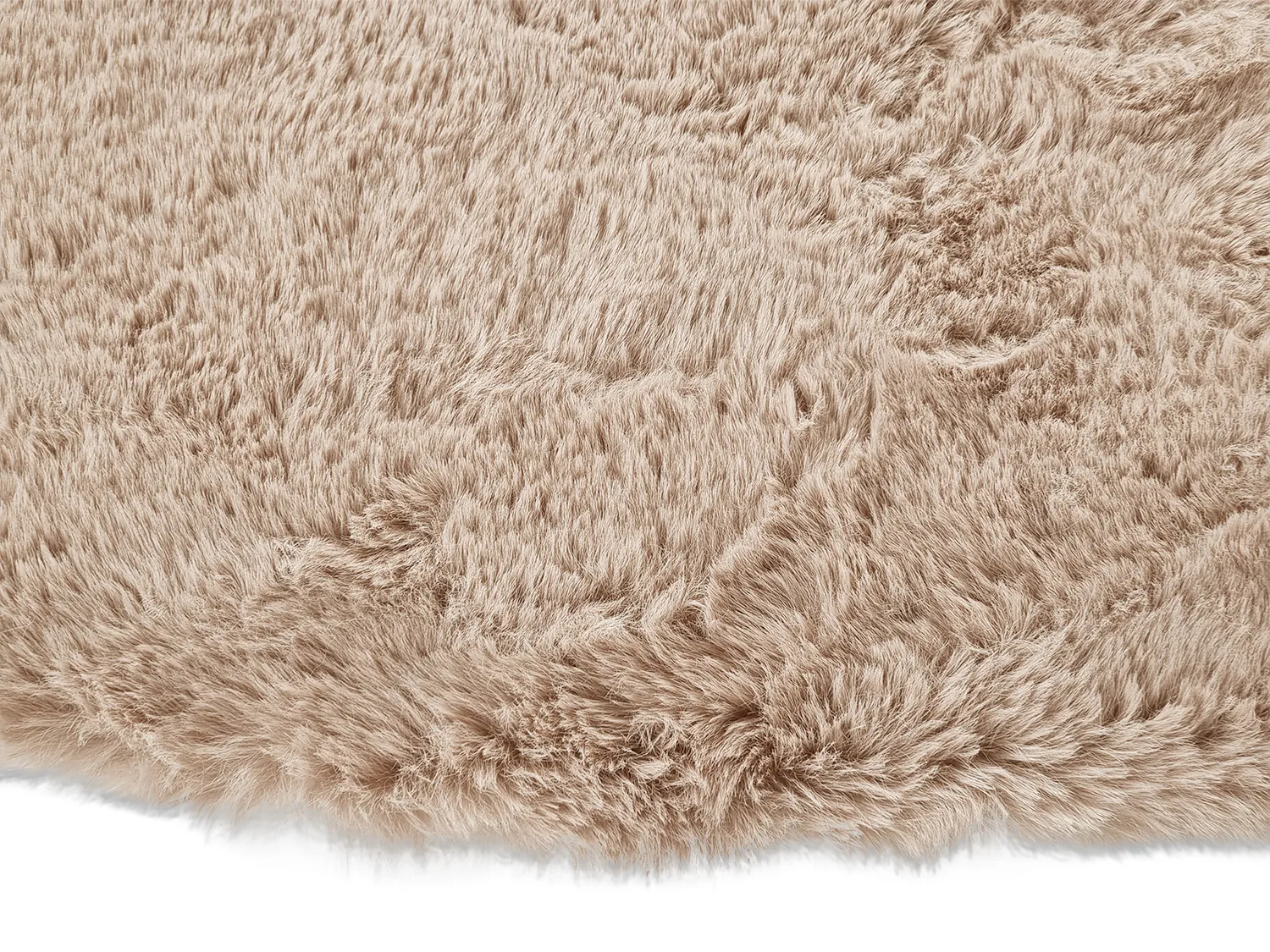 Runde tepper - Cloud Super Soft (taupe)