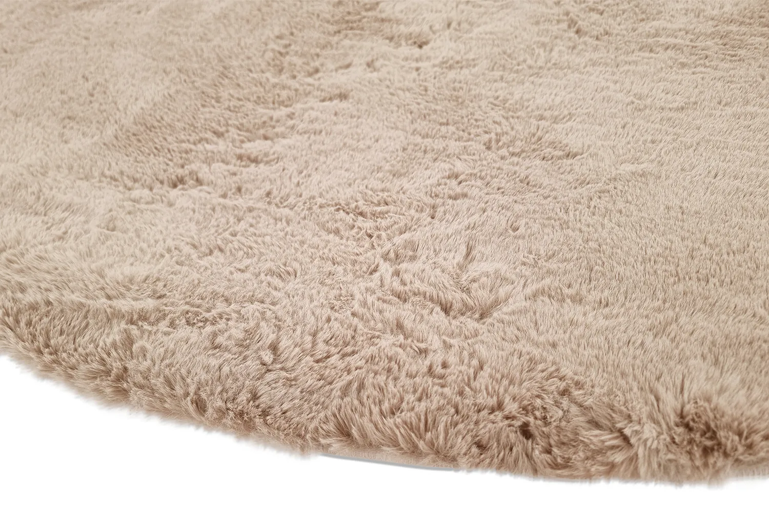 Runde tepper - Cloud Super Soft (taupe)