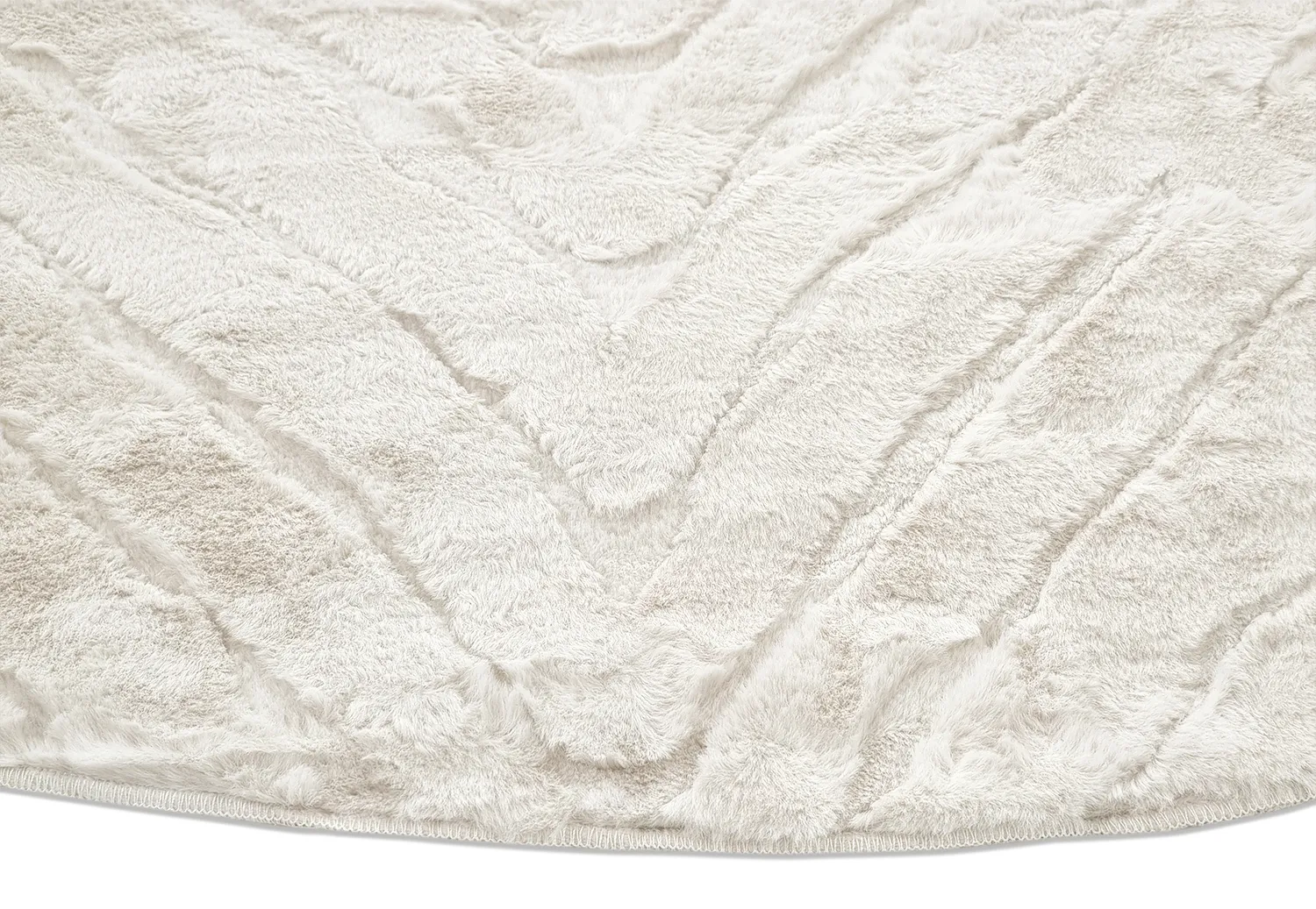 Runde tepper - Wren (offwhite)
