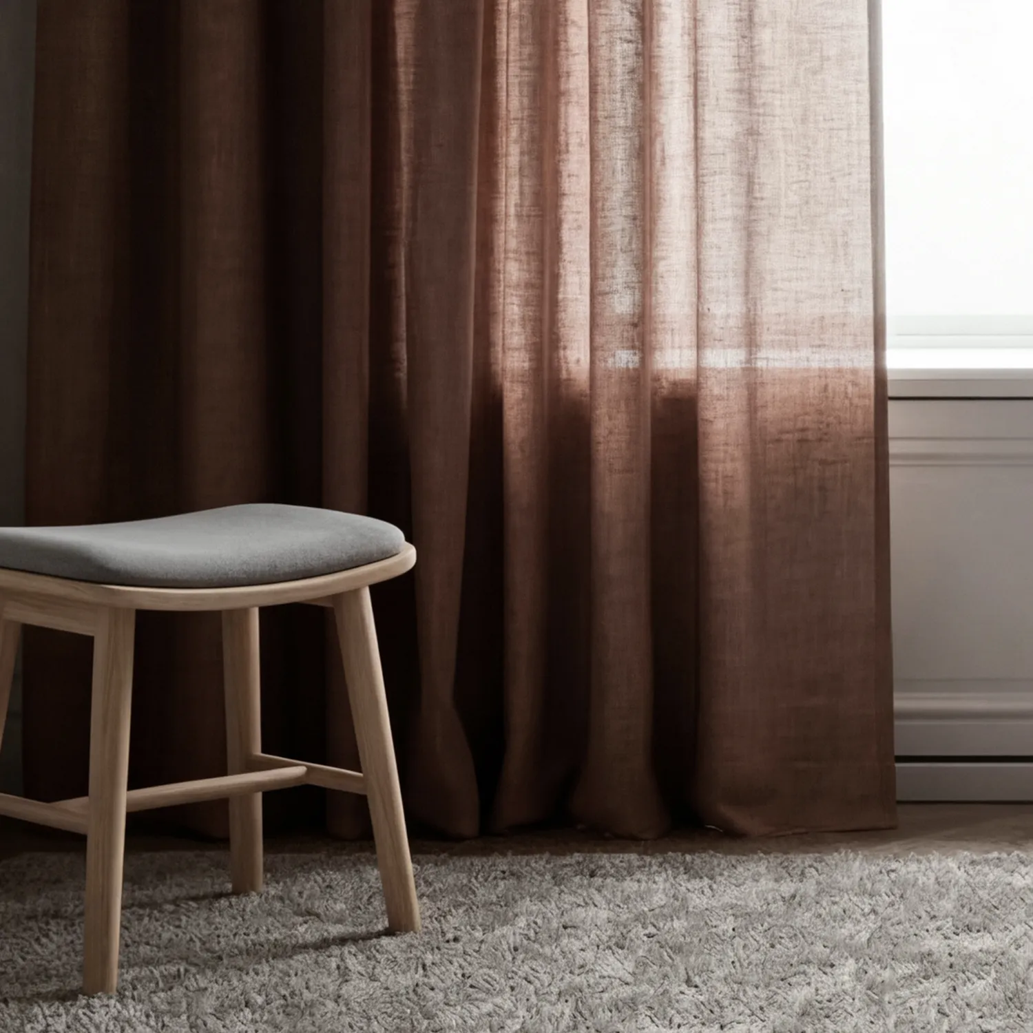 Gardiner 2-pk - Lingardin Noemi (mørk brun)