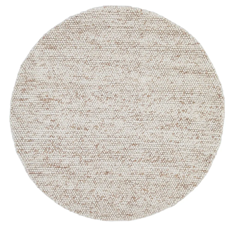Runde tepper - Avafors Wool Bubble (natural)