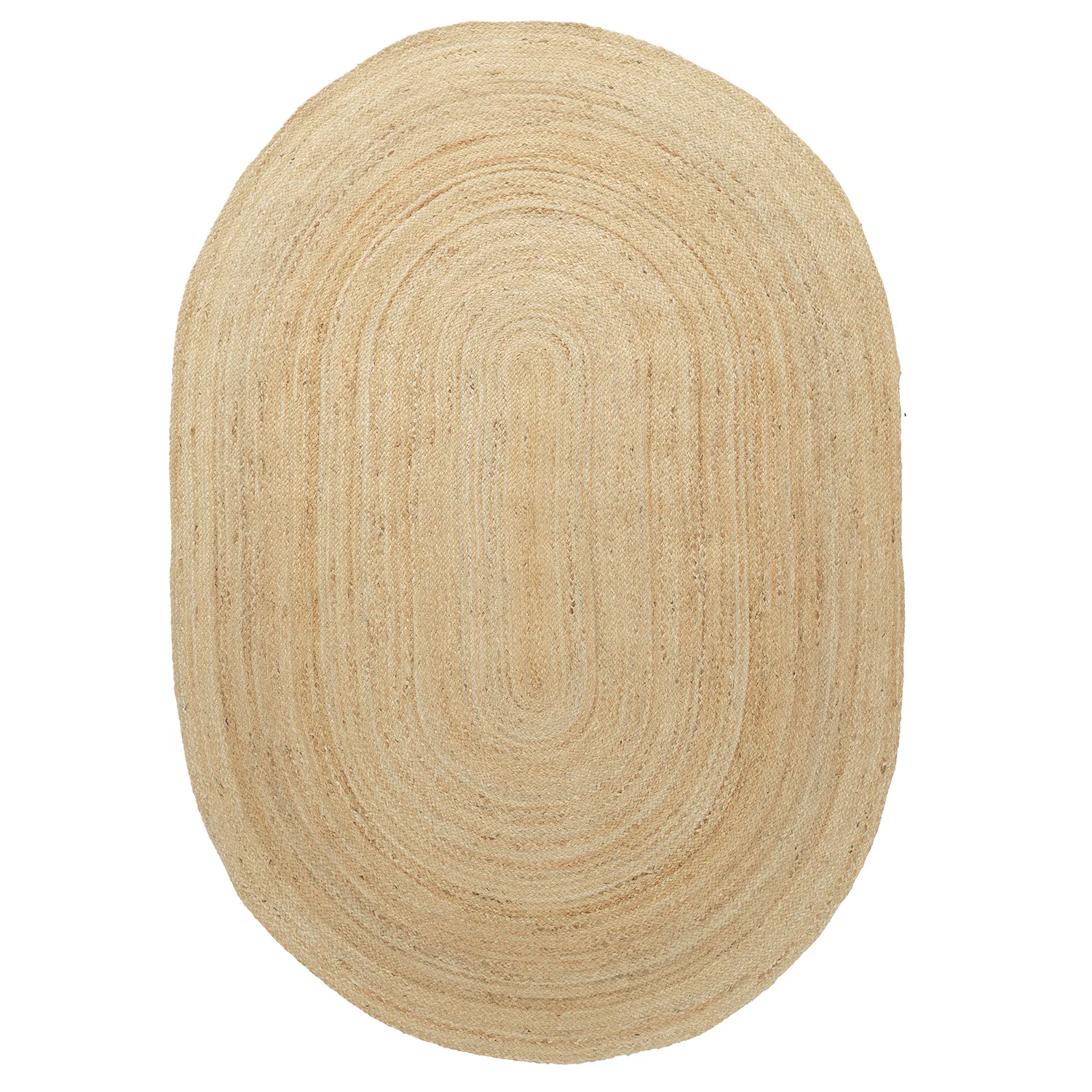 Oval juteteppe - San Francisco (jute)