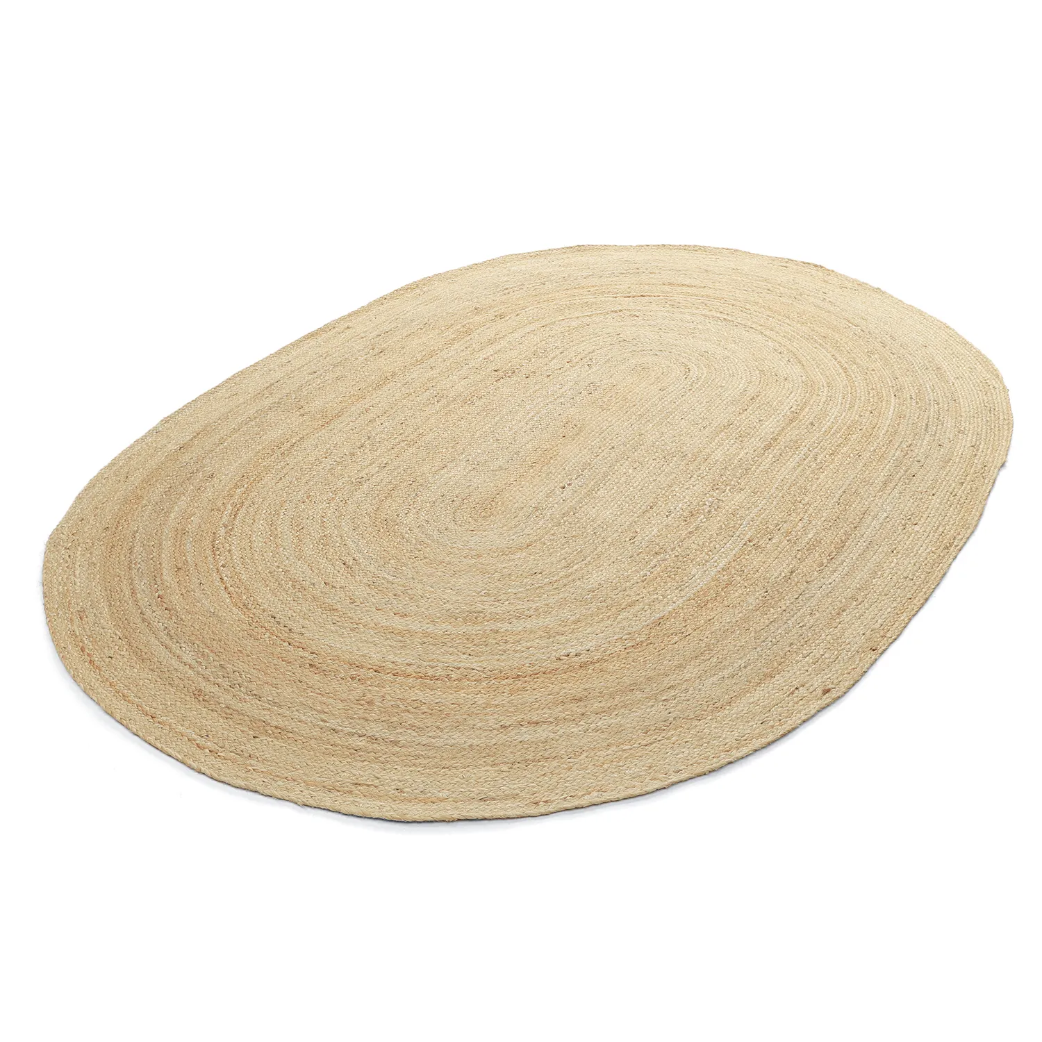 Oval juteteppe - San Francisco (jute)