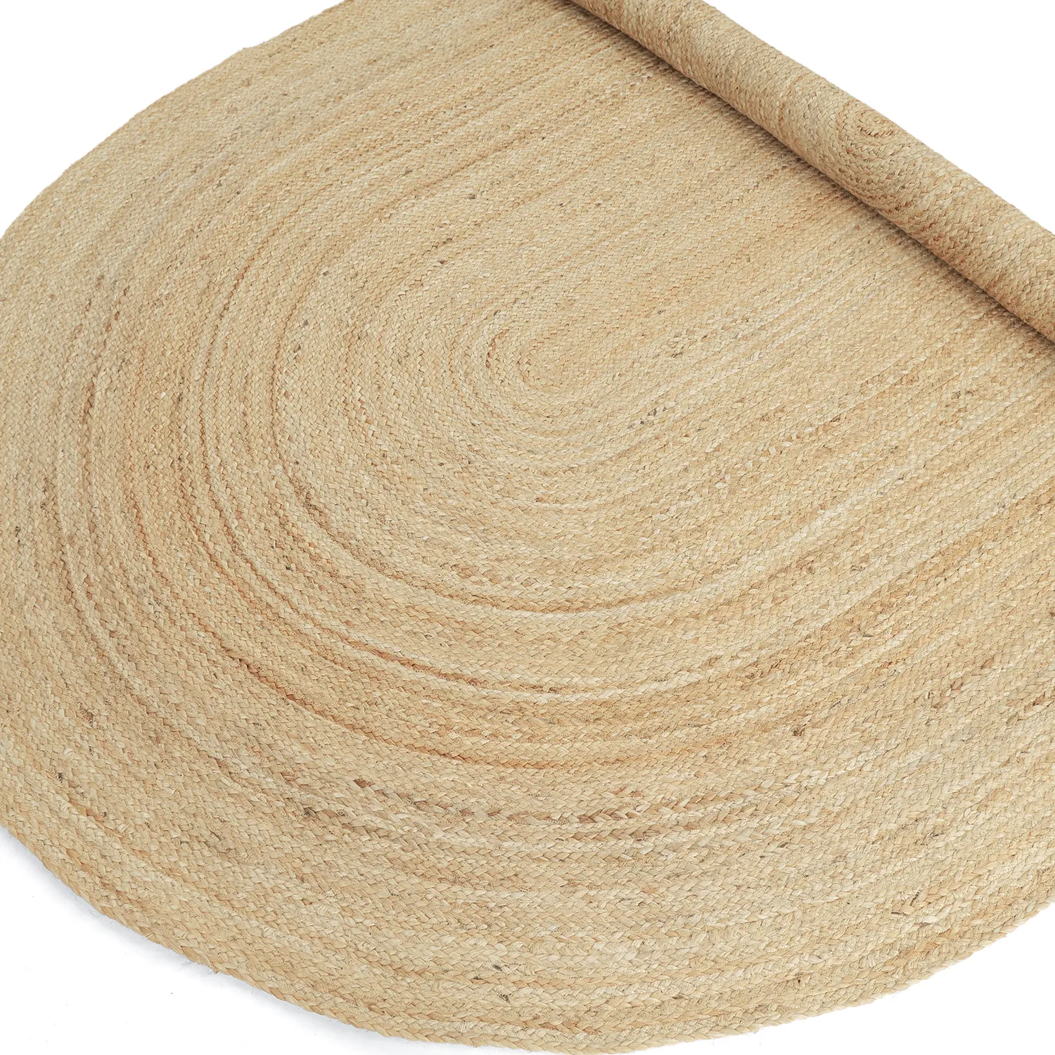 Oval juteteppe - San Francisco (jute)