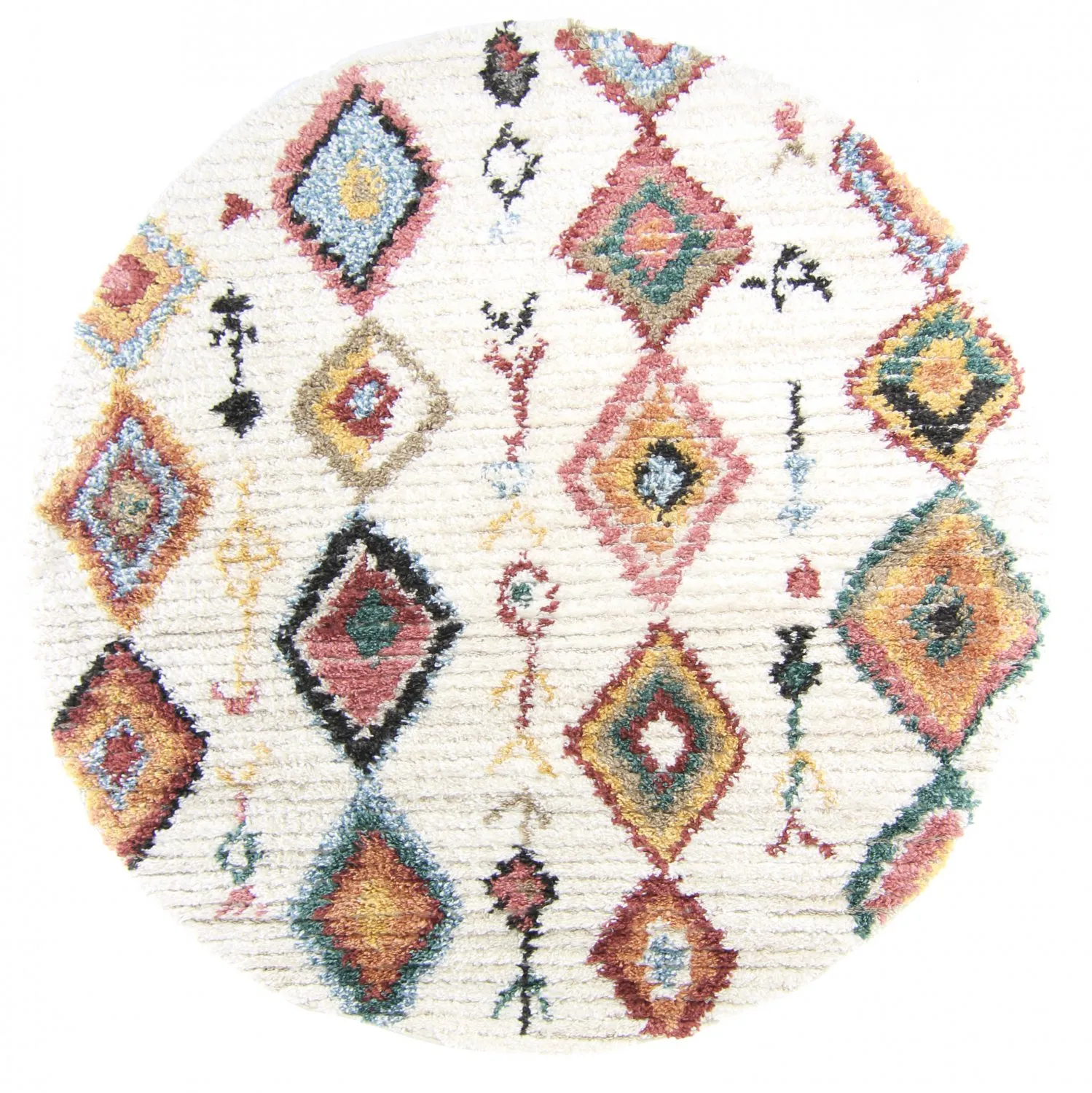 Runde tepper - Sezze (beige/multi)