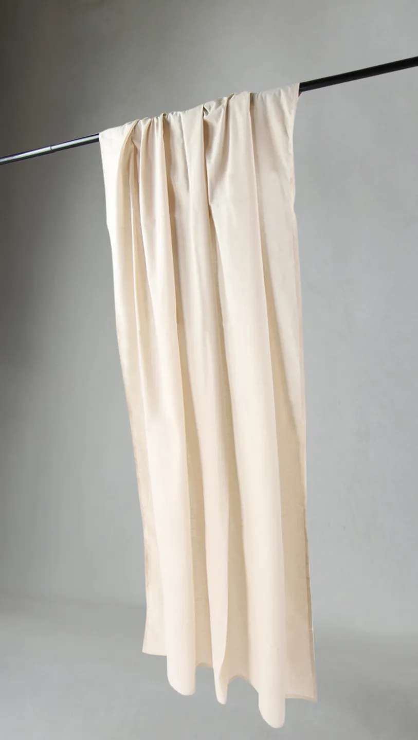 Gardiner - Bomullsgardin Adriana (beige)