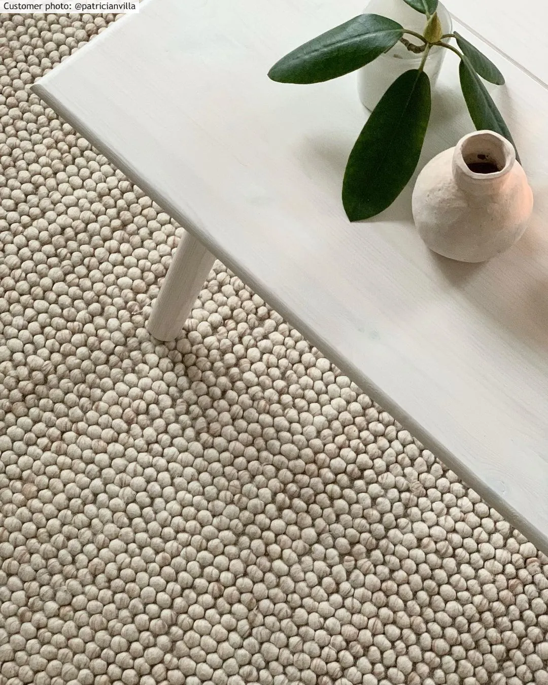 Ullteppe - Avafors Wool Bubble (natural)