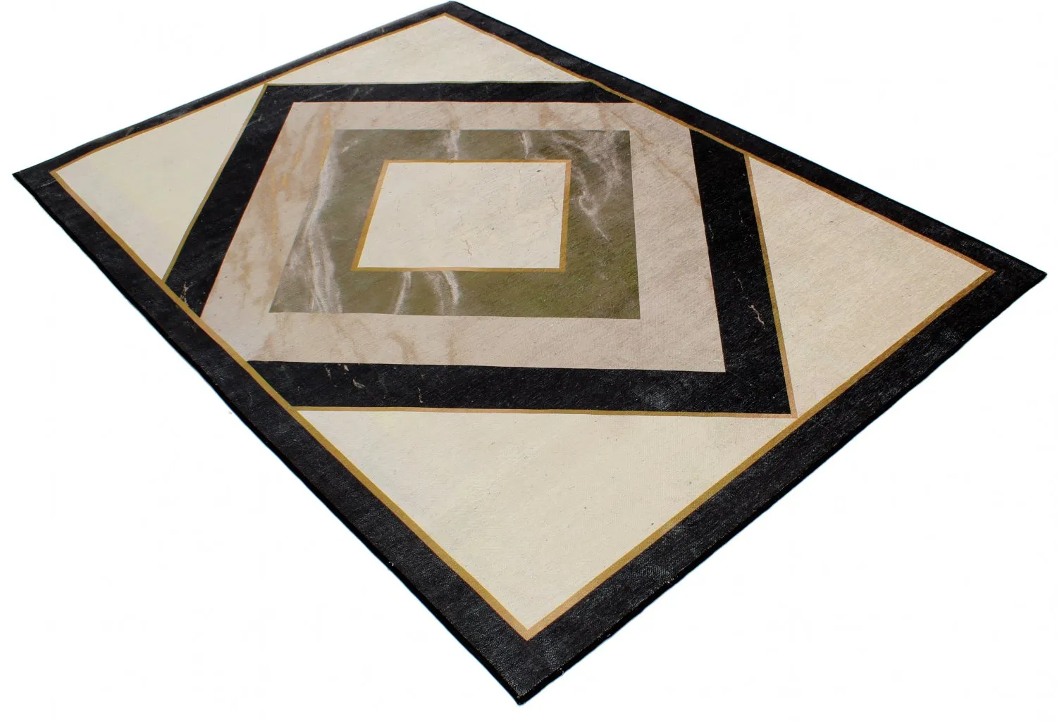 Wilton-teppe - Pavia (beige/svart)