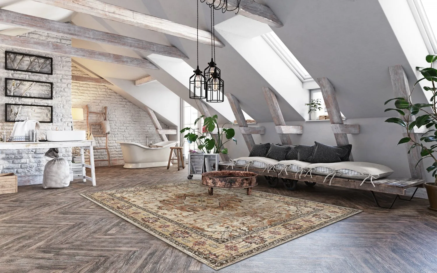 Wilton-teppe - Siliana (beige)
