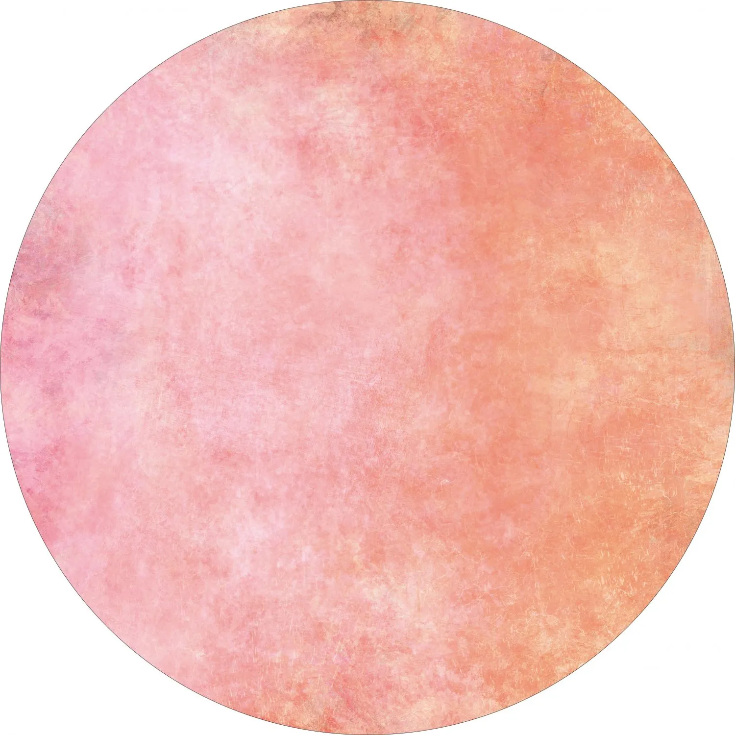 Rundt teppe - Baden (rosa)