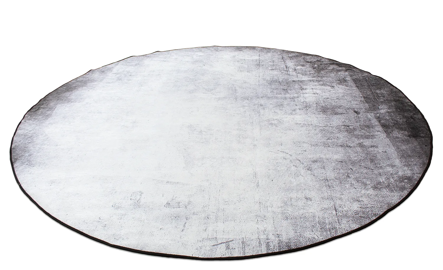 Rundt teppe - Rosia (blå/grå)