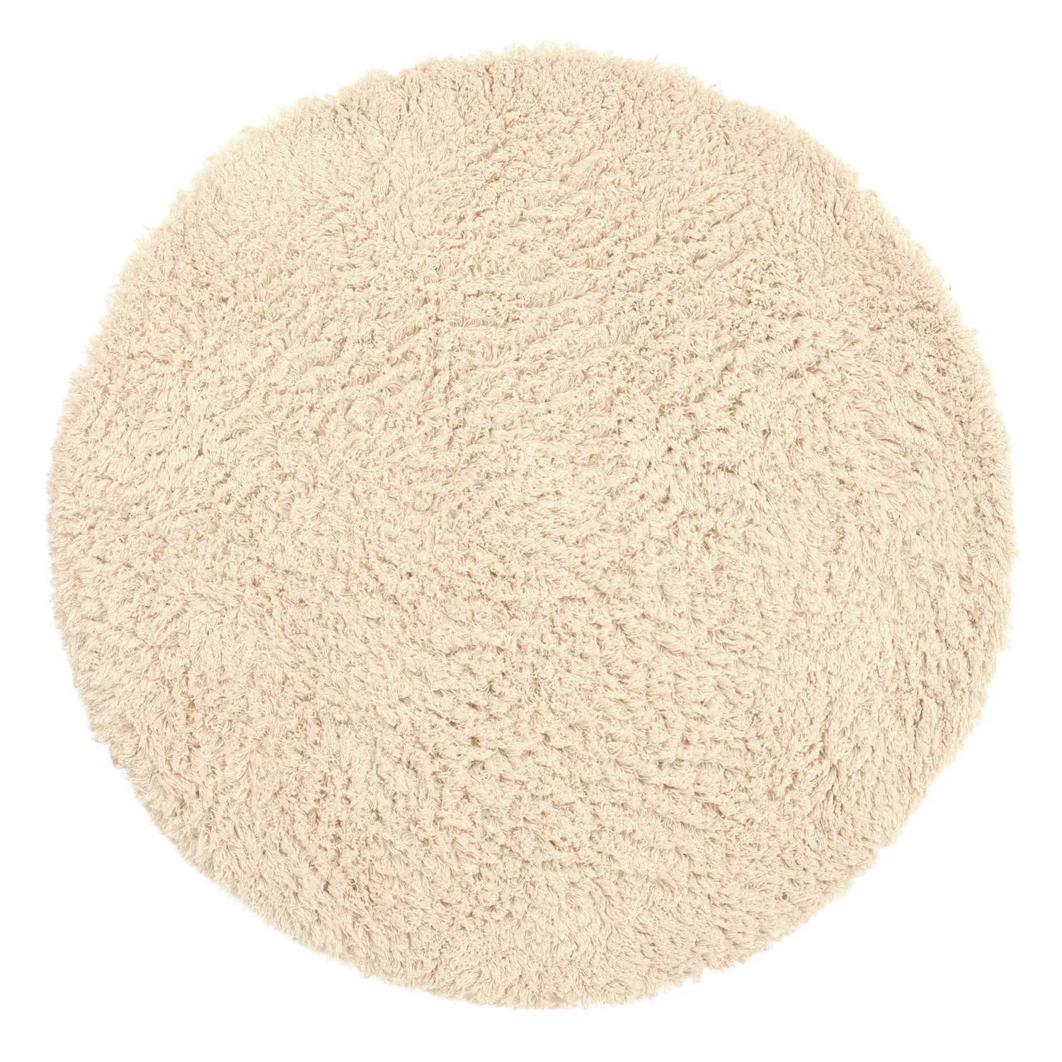 Rundt teppe - Aliste Wool Shaggy (alabaster gleam)