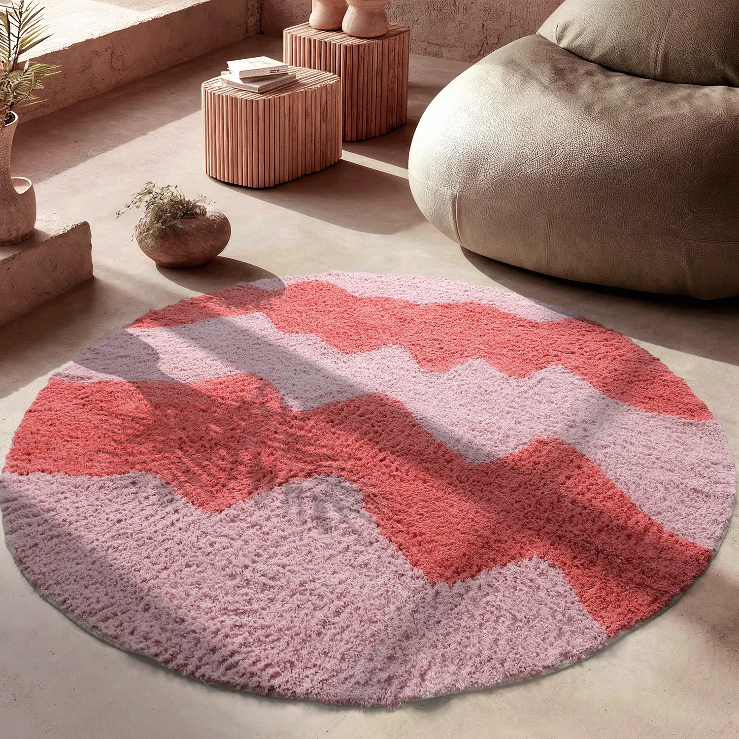 Ryetepper - Amira Natural Cotton Shaggy (rosa)