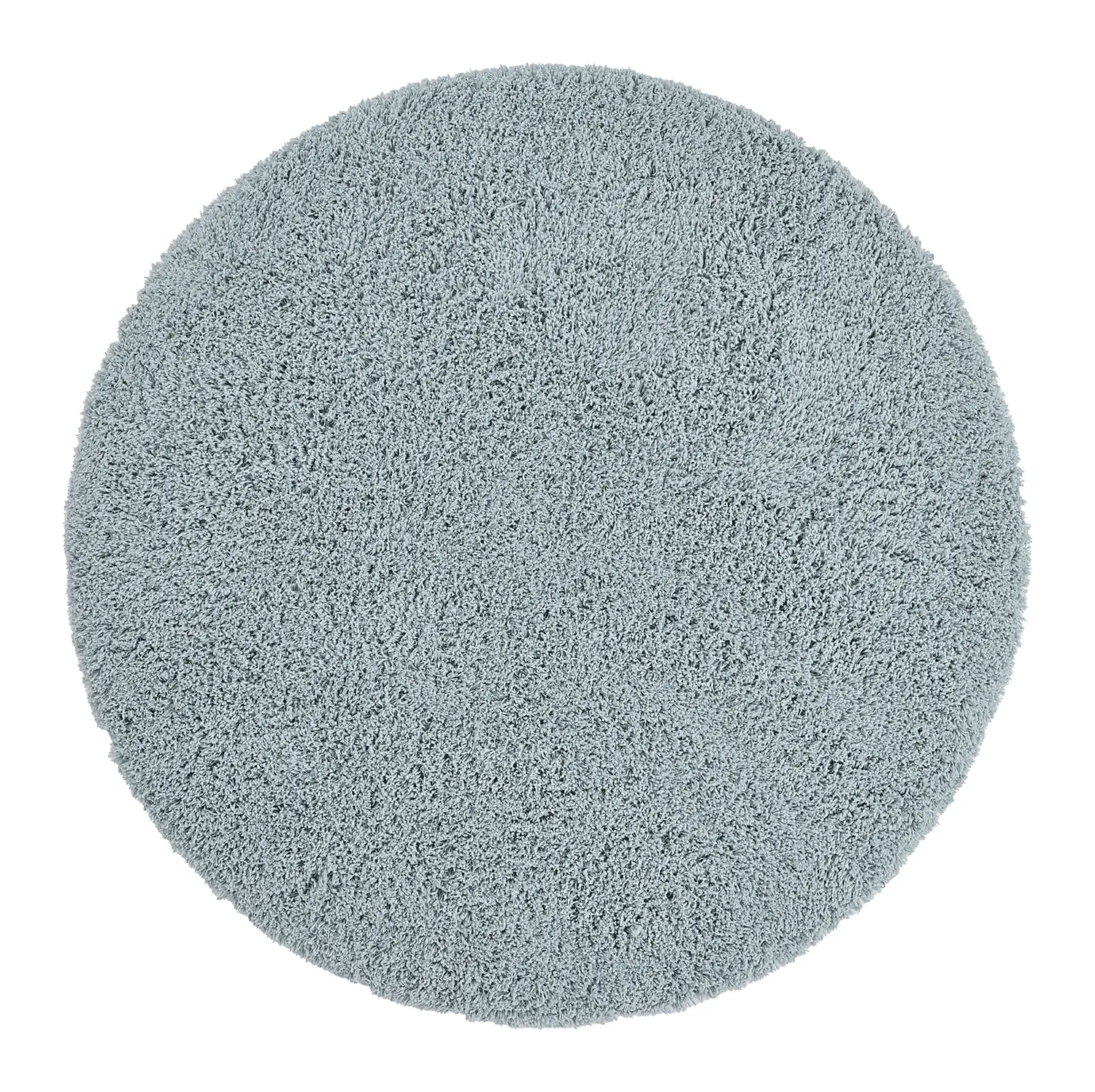Rundt teppe - Combarro Solid Cotton Shaggy (lyseblått)