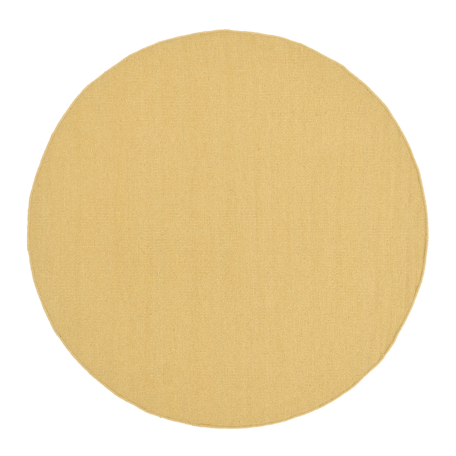 Rundt teppe - Hamilton (mustard)