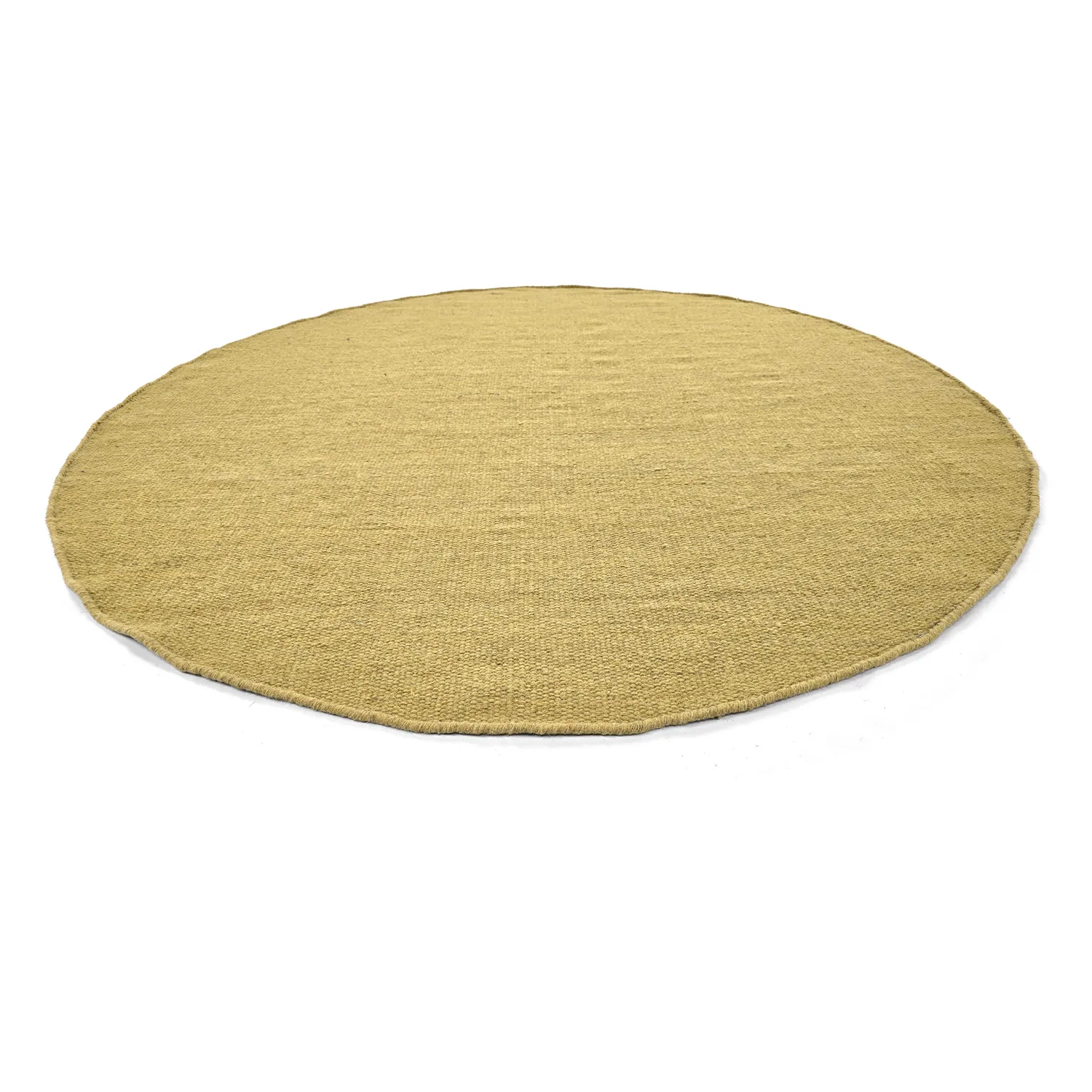 Rundt teppe - Hamilton (mustard)