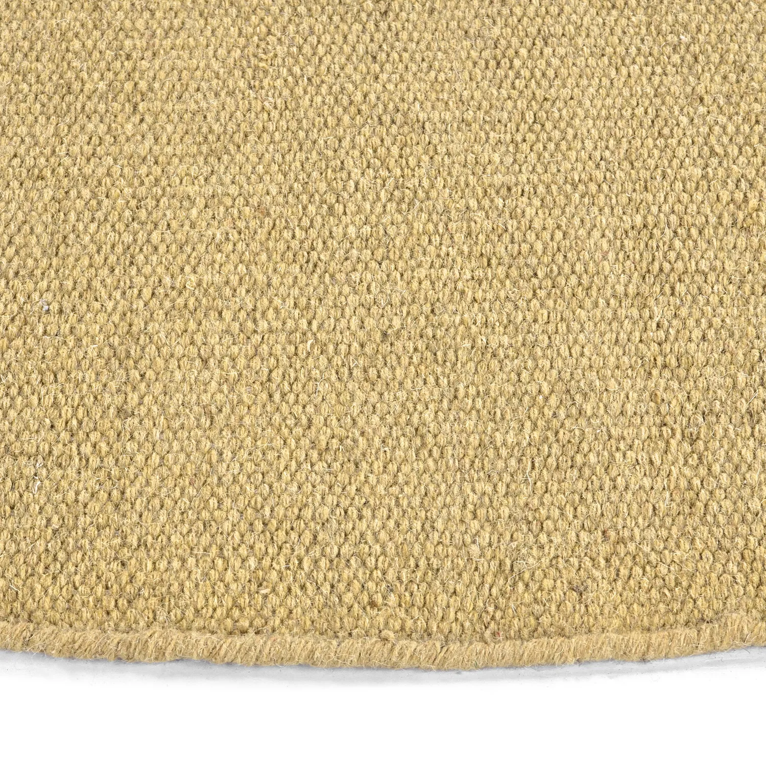 Rundt teppe - Hamilton (mustard)