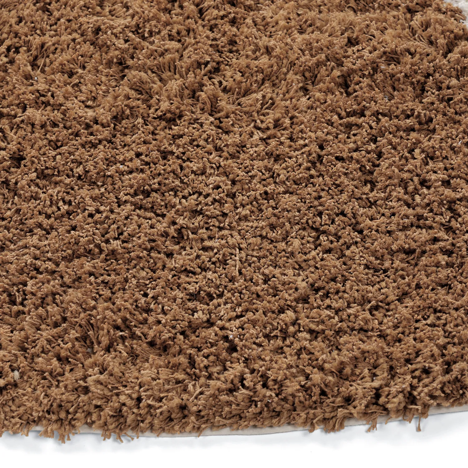 Rundt teppe - Perast Natural Cotton Shaggy (multi)
