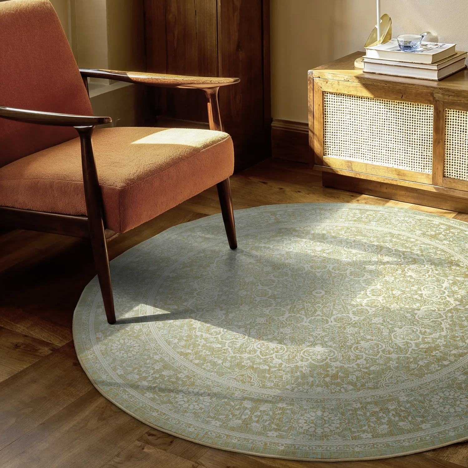 Runde tepper - Vivian (beige)