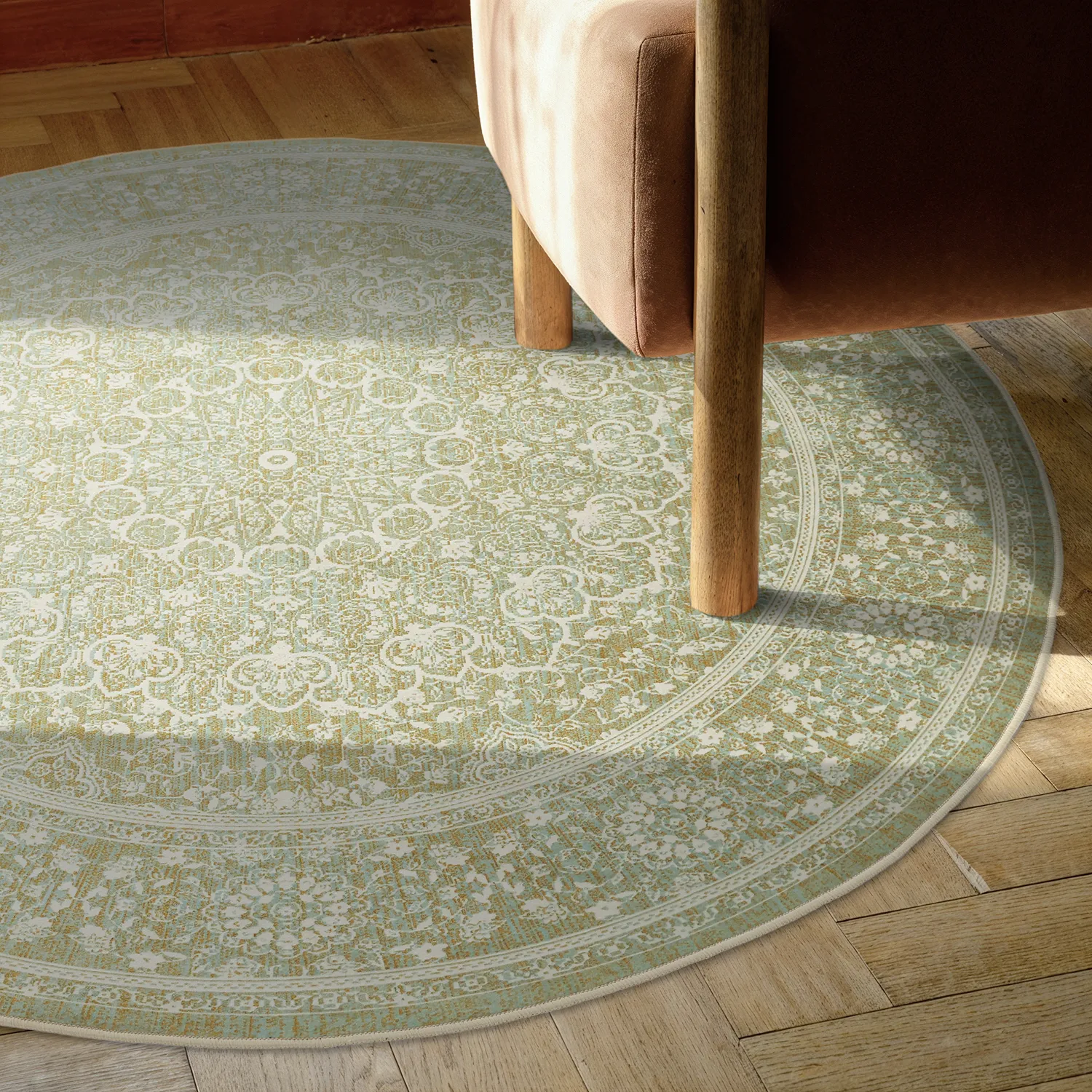 Runde tepper - Vivian (beige)