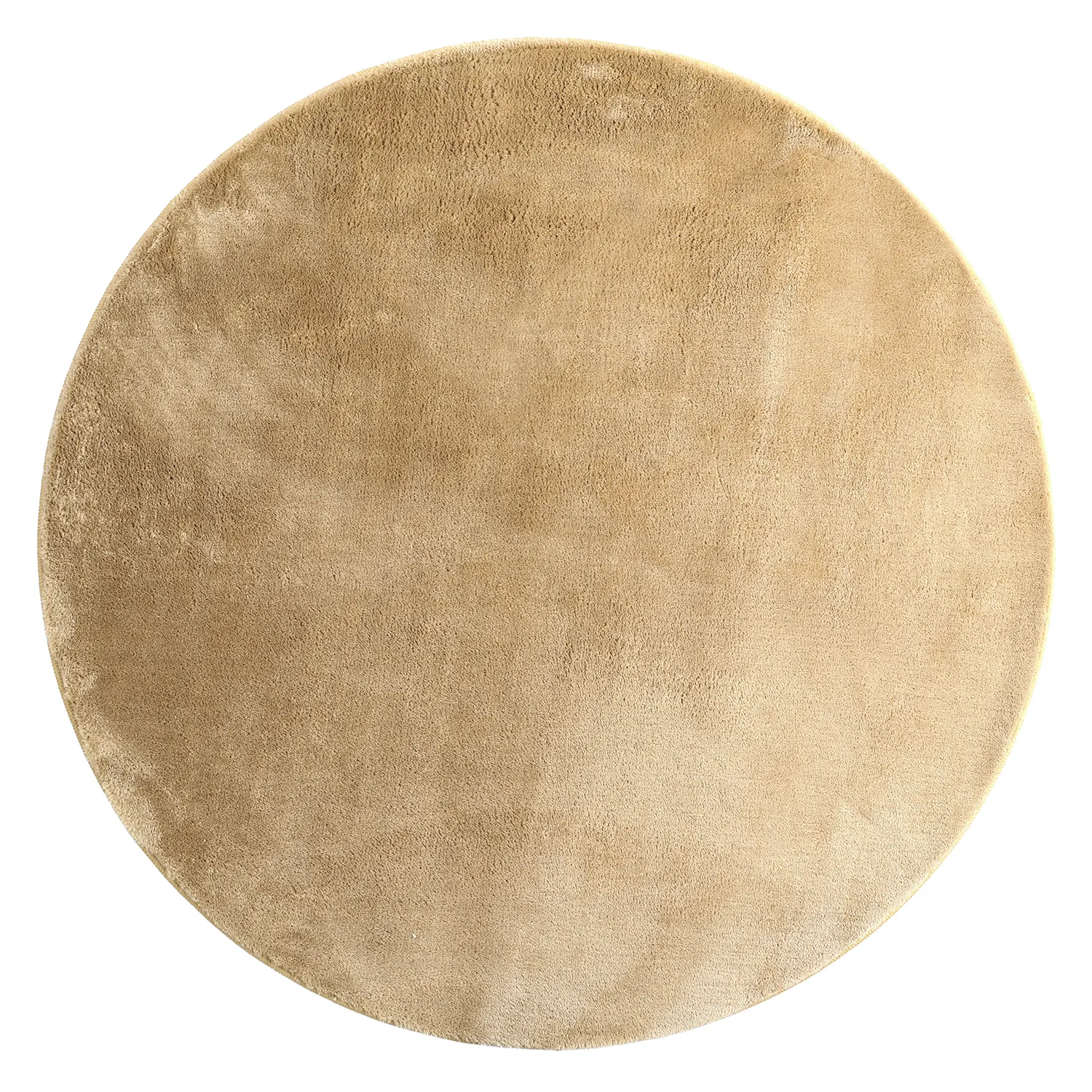 Runde tepper - Aranga Super Soft Fur (mørk beige)