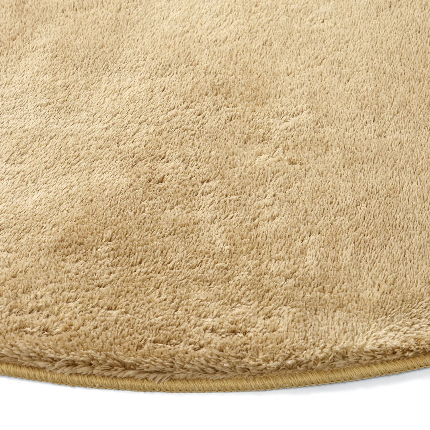 Runde tepper - Aranga Super Soft Fur (mørk beige)