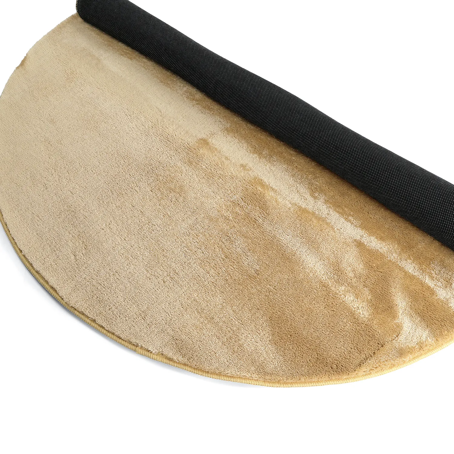 Runde tepper - Aranga Super Soft Fur (mørk beige)