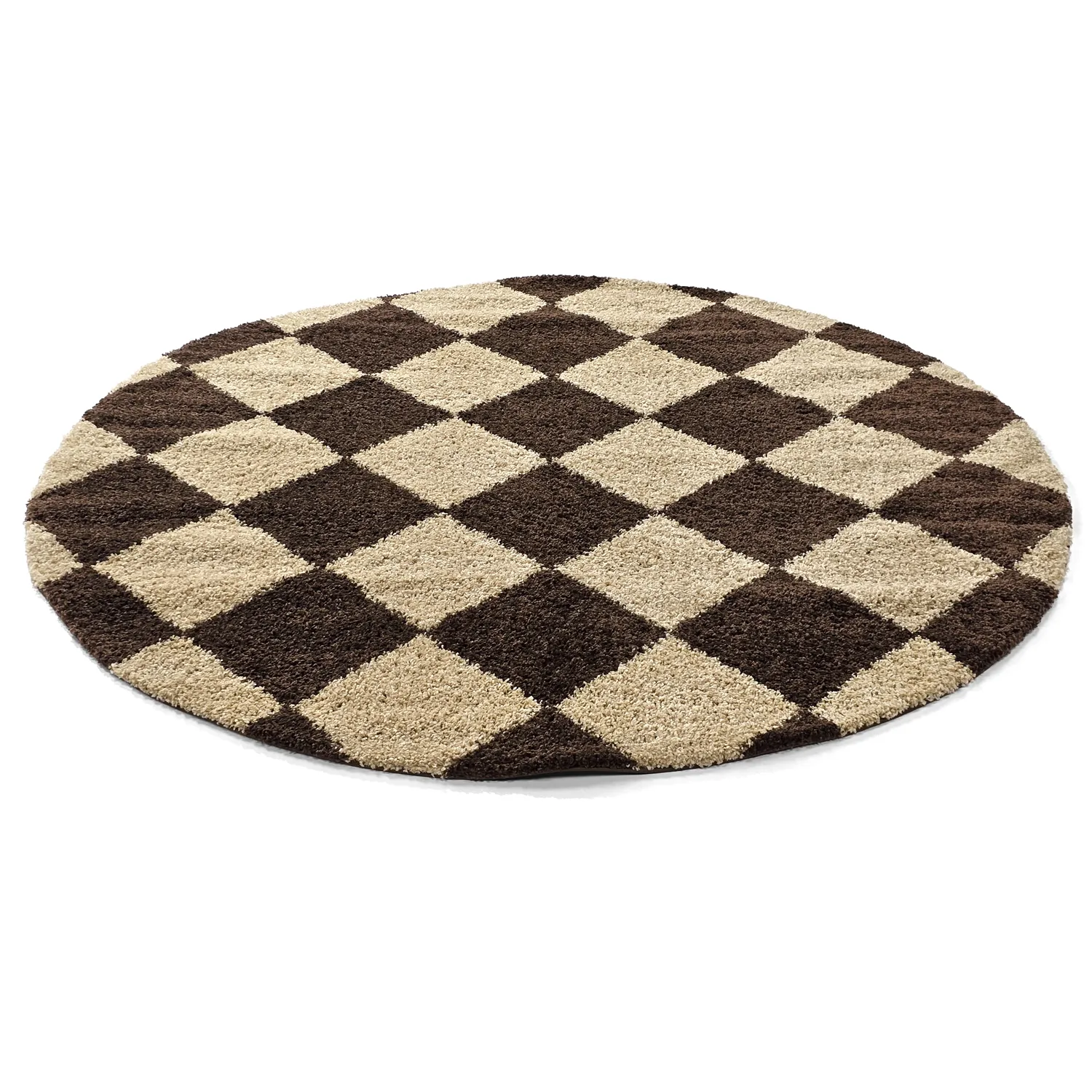 Runde tepper - Albi (brun/beige)
