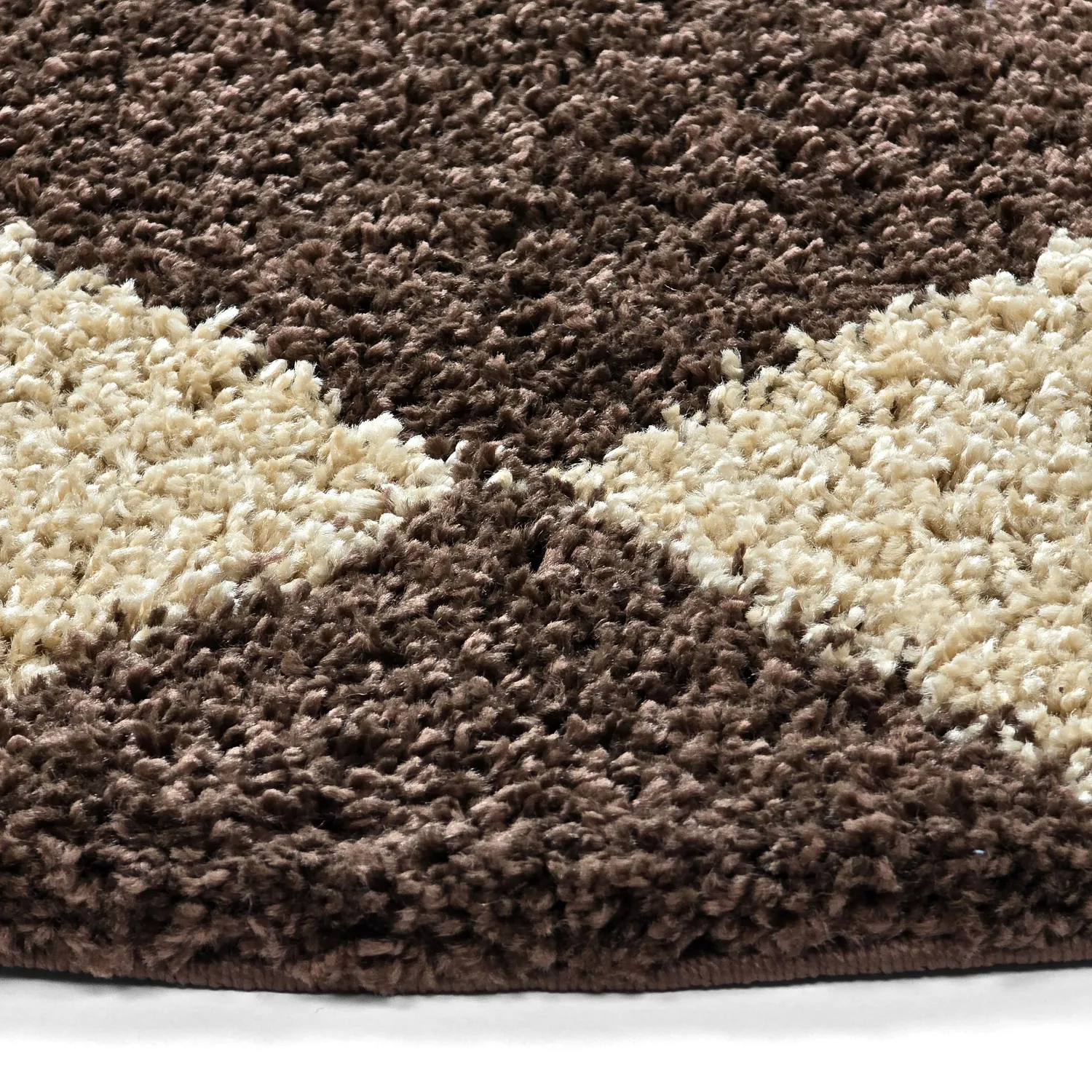 Runde tepper - Albi (brun/beige)