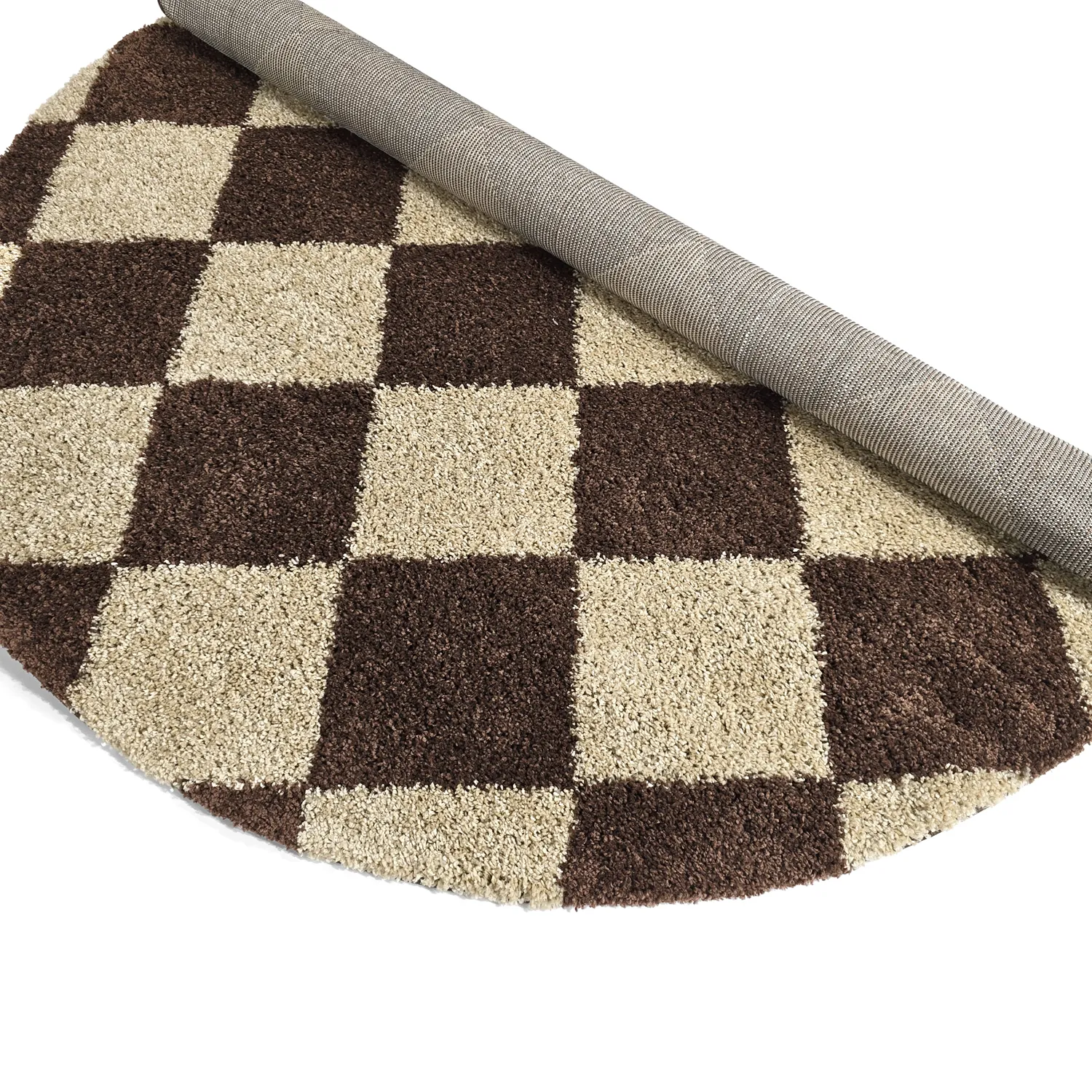 Runde tepper - Albi (brun/beige)