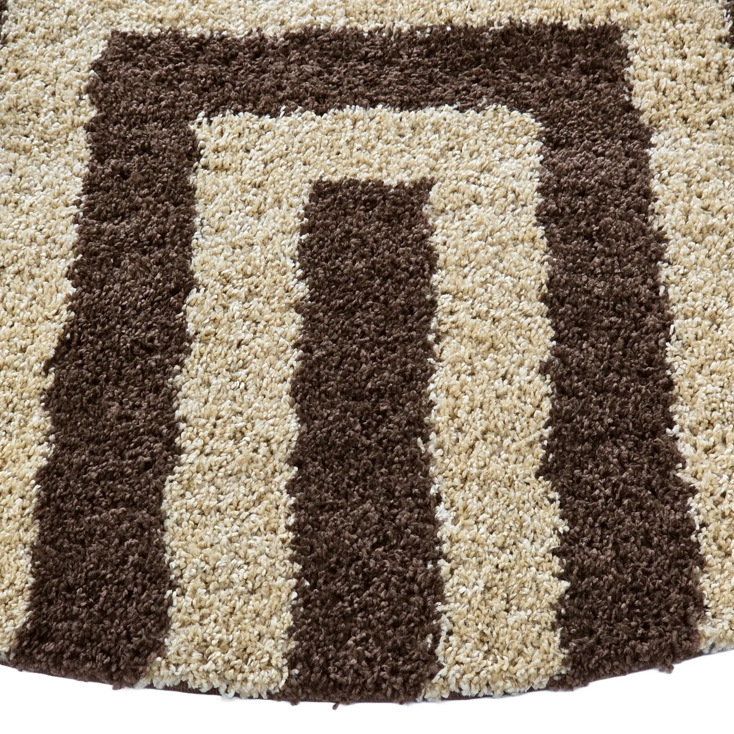 Runde tepper - Imilchil (beige/brun)