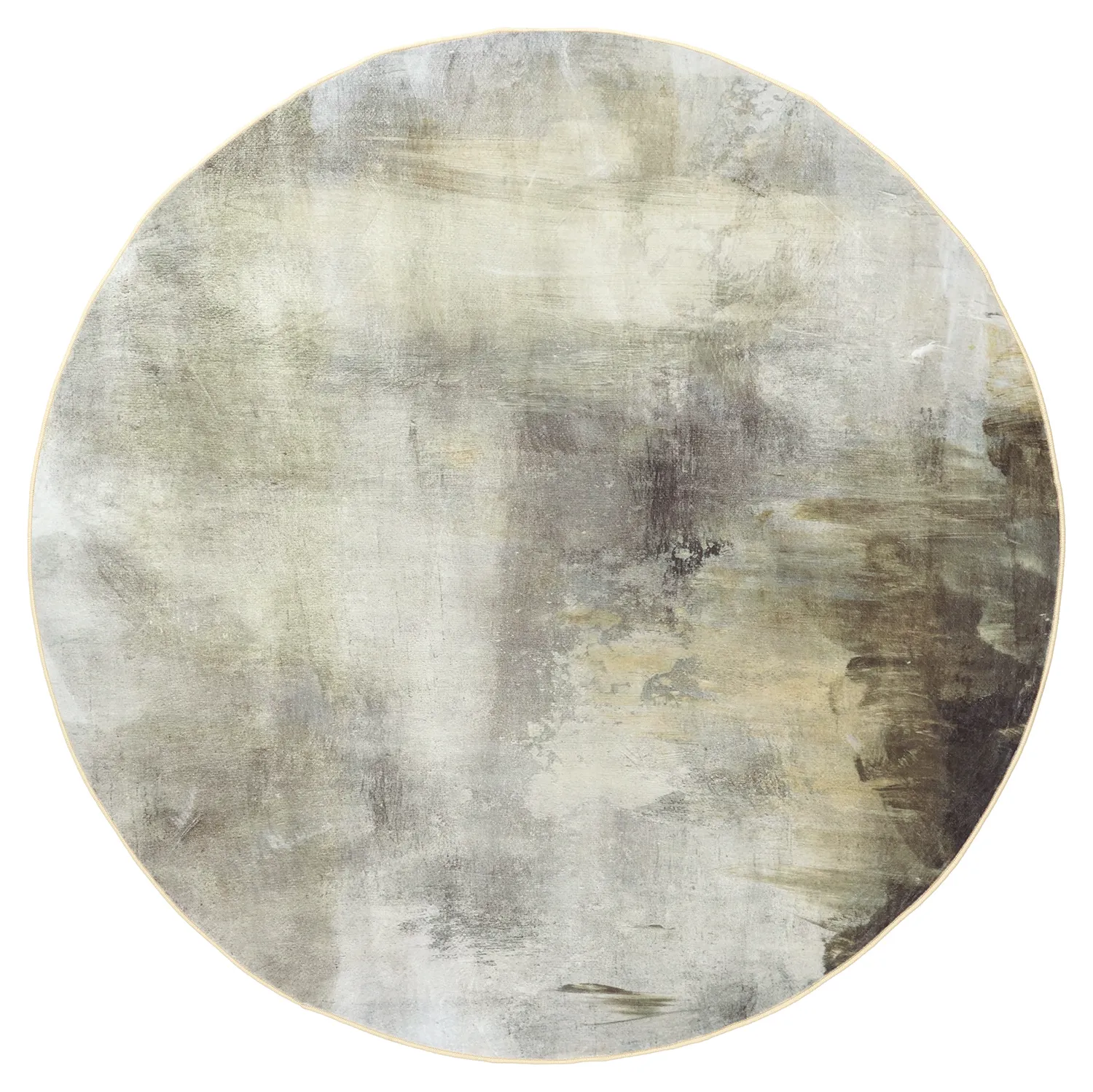 Rundt teppe - Cadiz (beige)