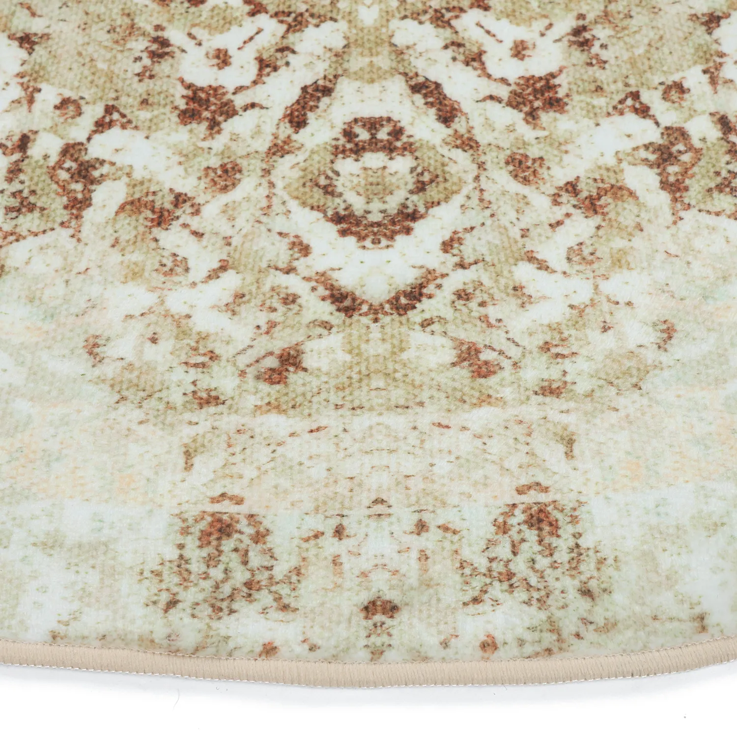 Rundt teppe - Denizli (beige)