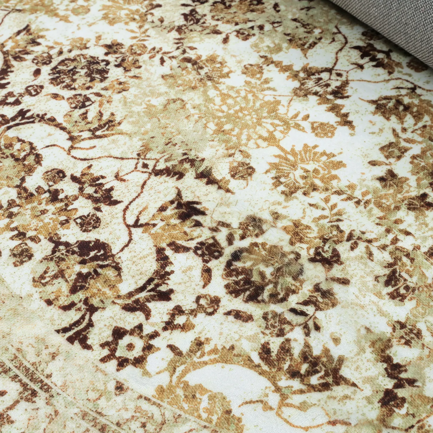 Rundt teppe - Denizli (beige)
