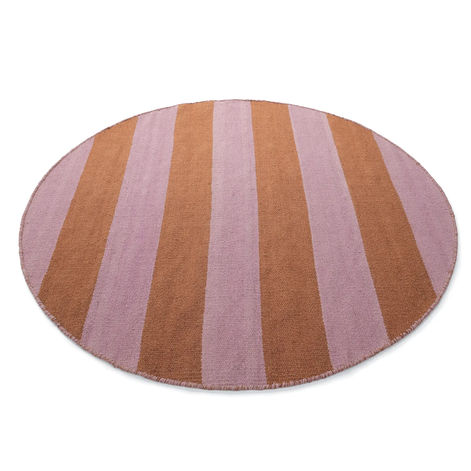 Rundt teppe - Garine (oransje/rosa)