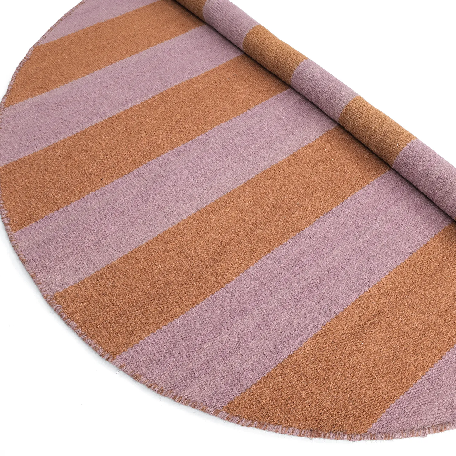 Rundt teppe - Garine (oransje/rosa)