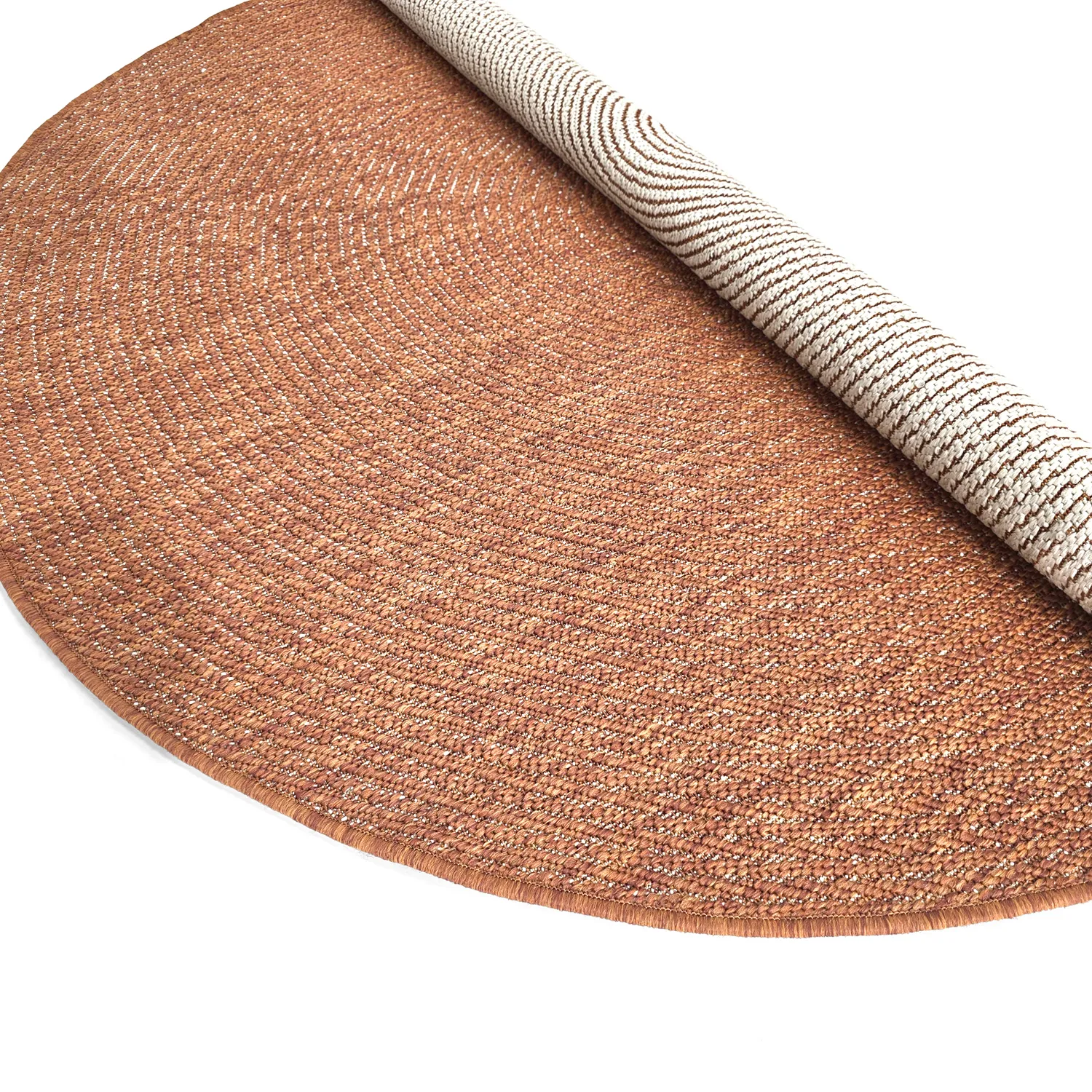 Rundt teppe - Indoor/Outdoor Arlo (oransje)