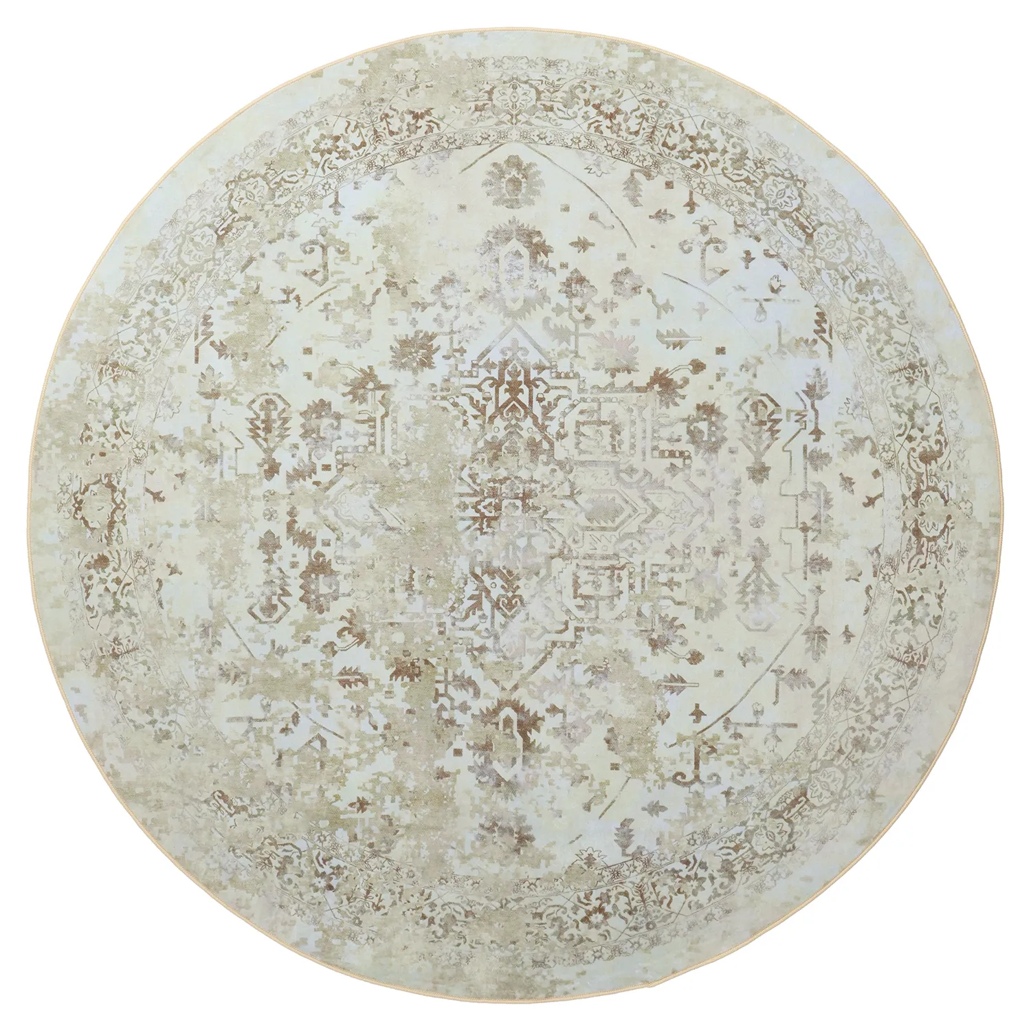 Rundt teppe - Mateur (beige)