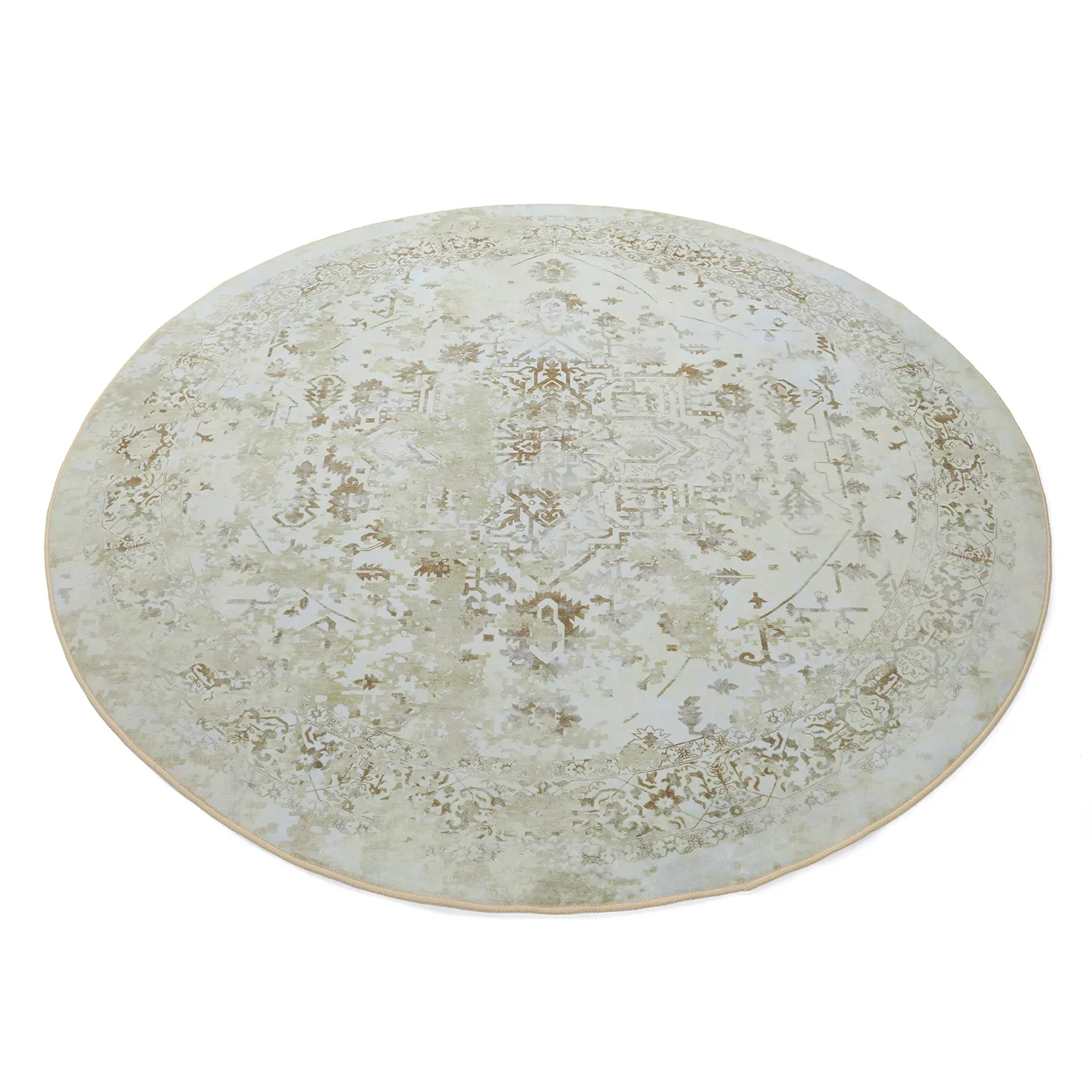 Rundt teppe - Mateur (beige)