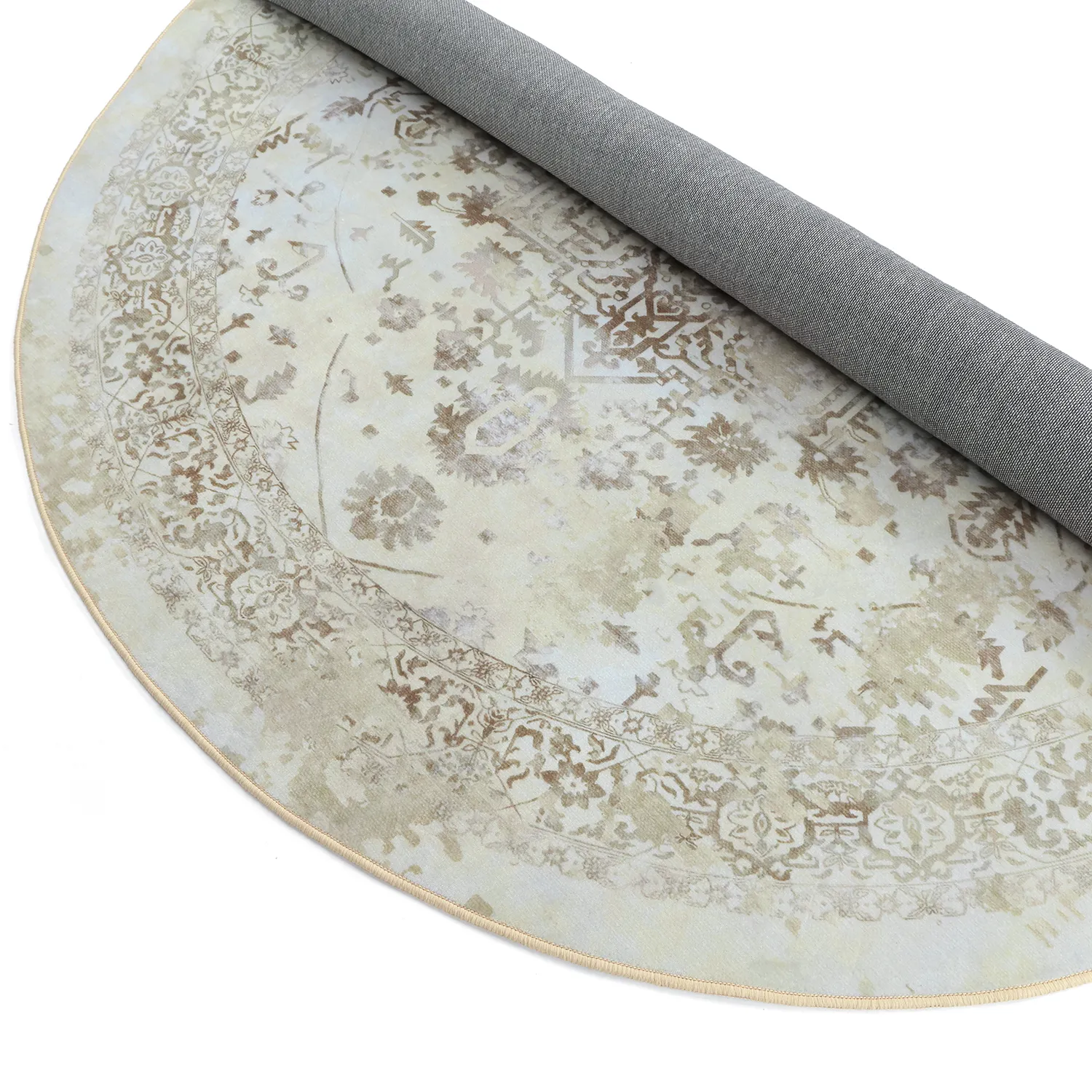 Rundt teppe - Mateur (beige)