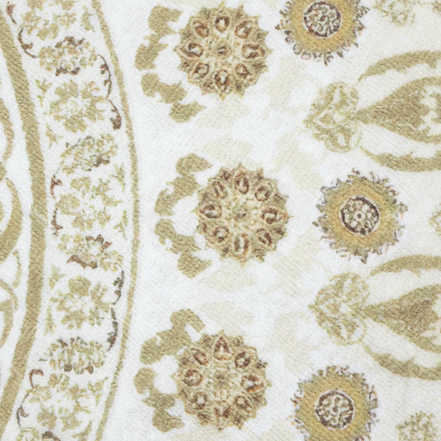 Rundt teppe - Sandrigo (beige)