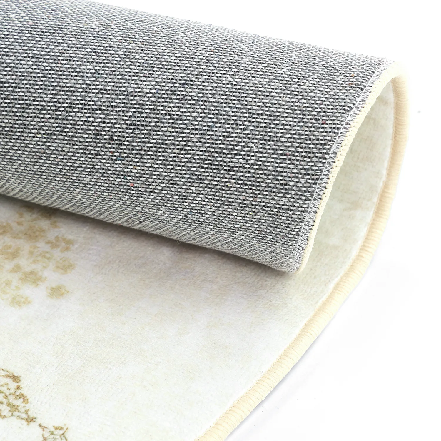 Rundt teppe - Sandrigo (beige)