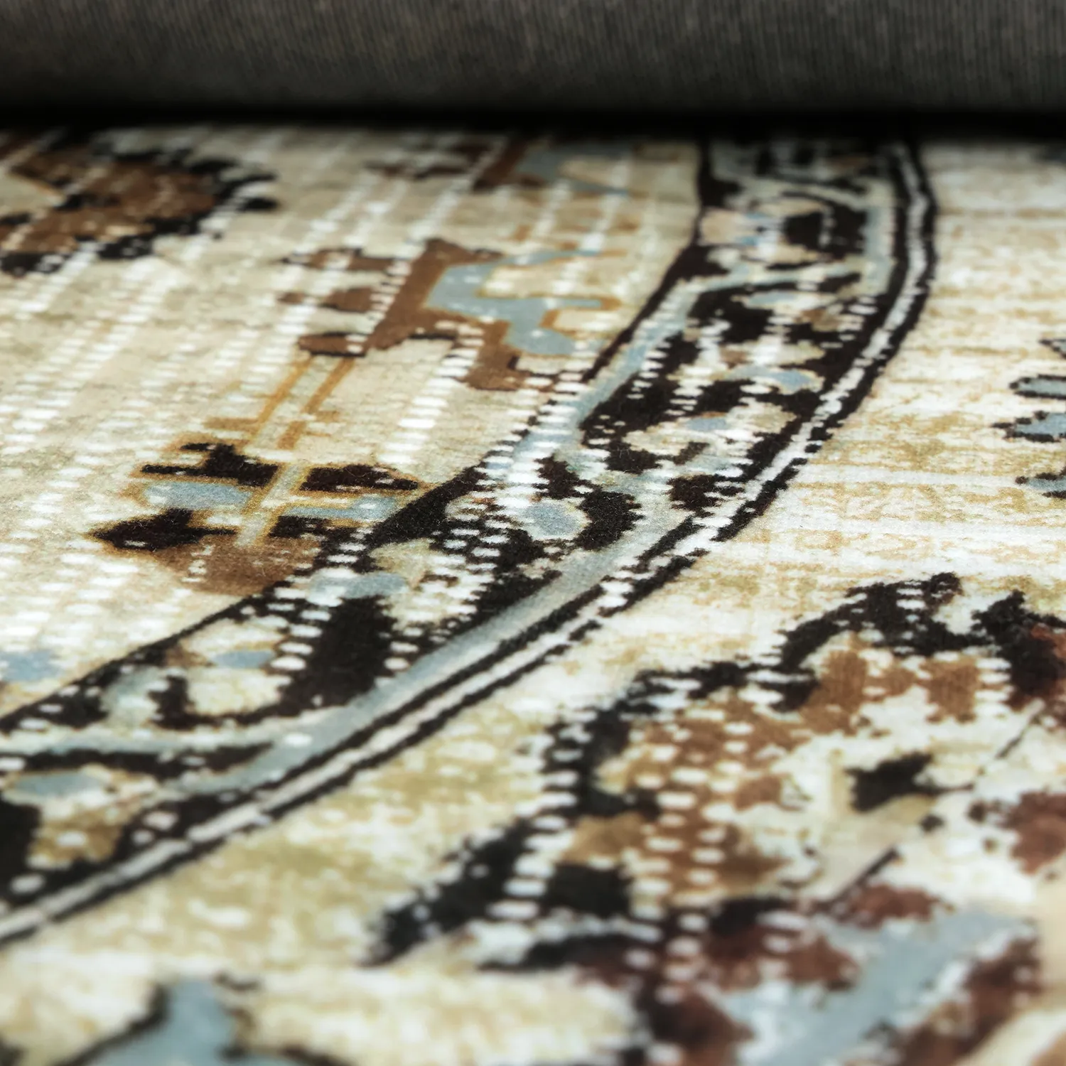Rundt teppe - Siliana (beige)