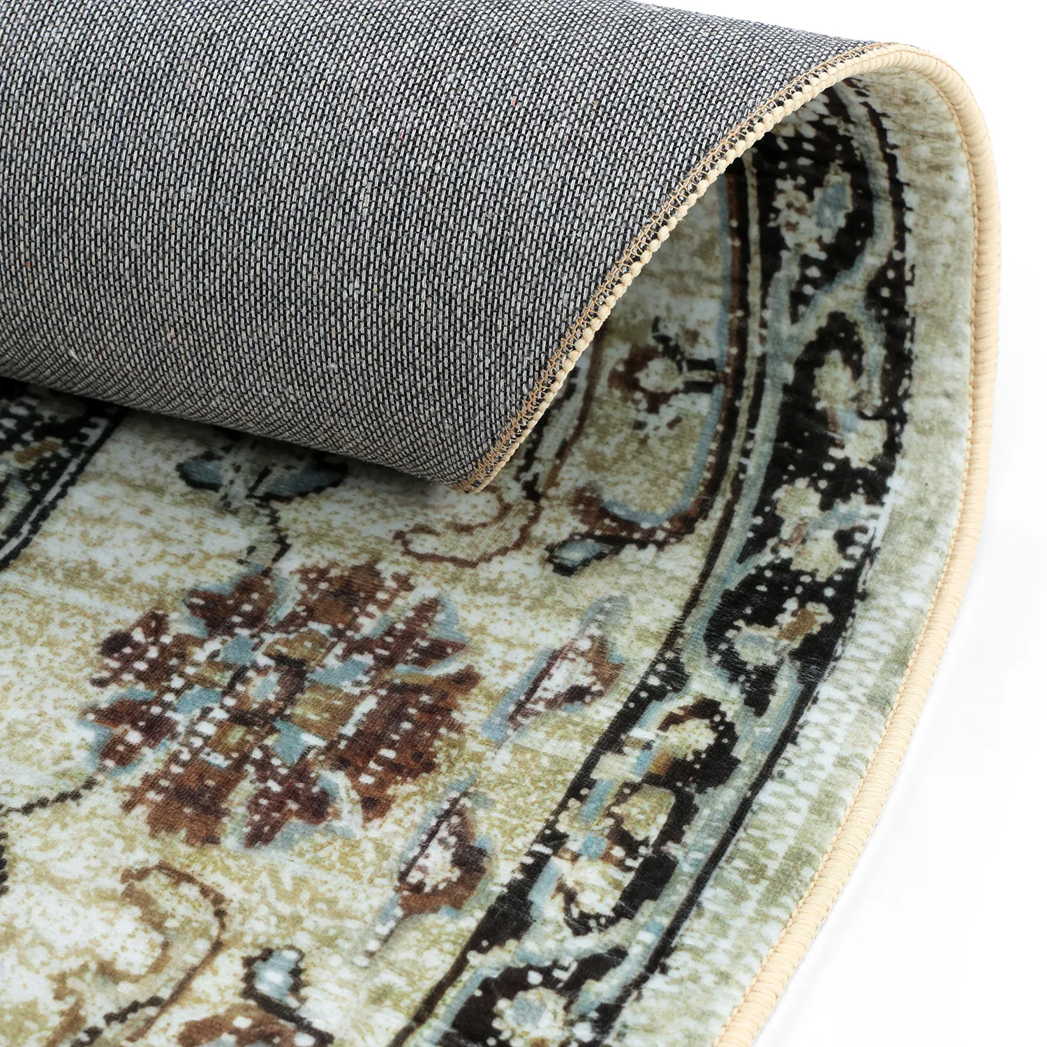 Rundt teppe - Siliana (beige)